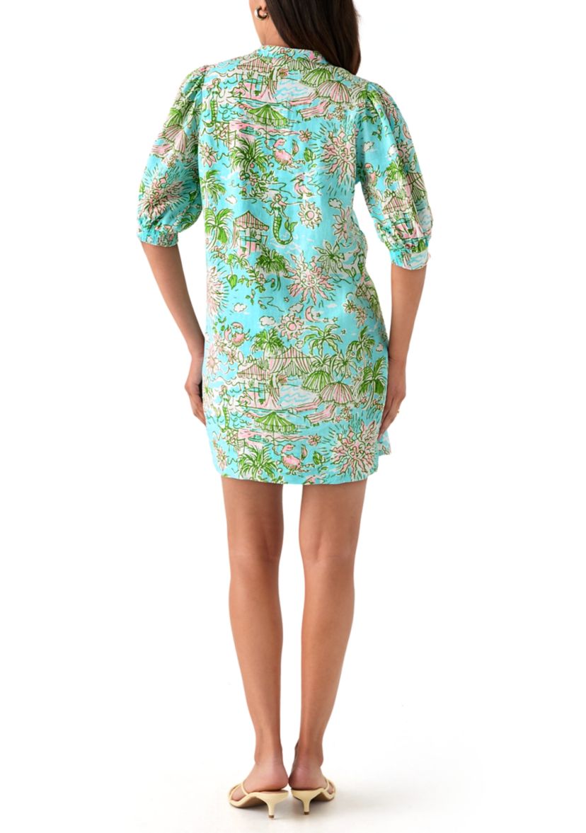 Womens Mialeigh Linen Dress