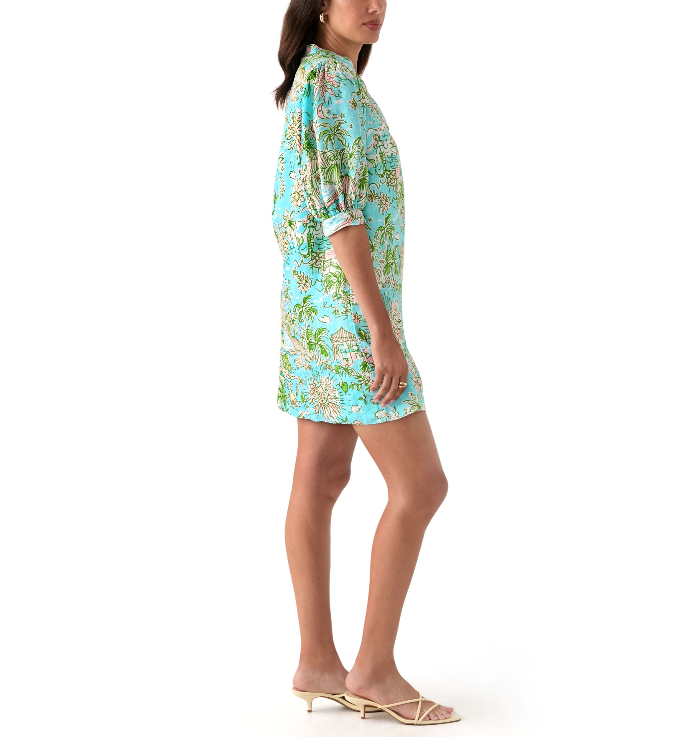 Womens Mialeigh Linen Dress