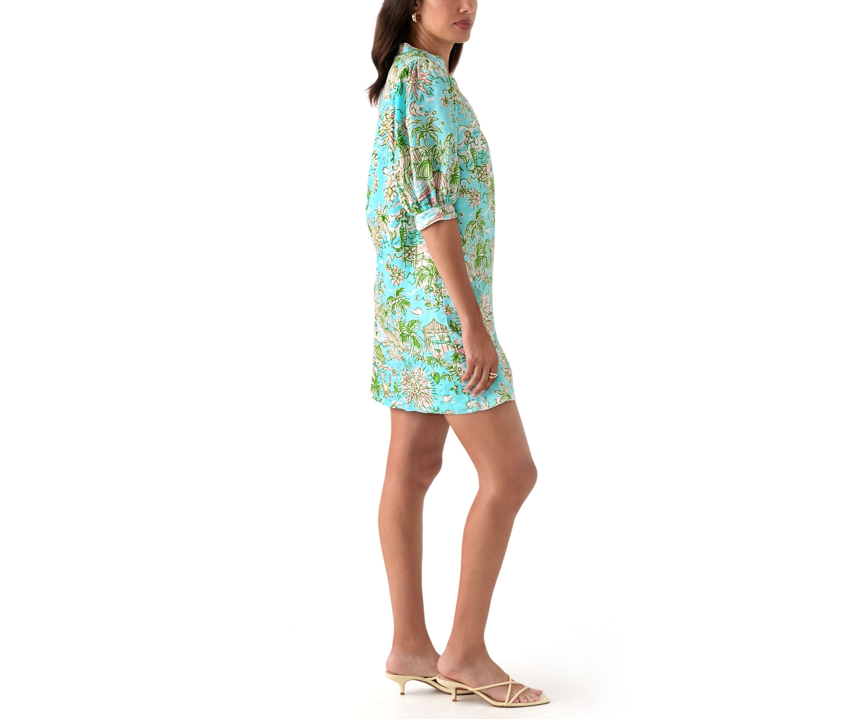Womens Mialeigh Linen Dress