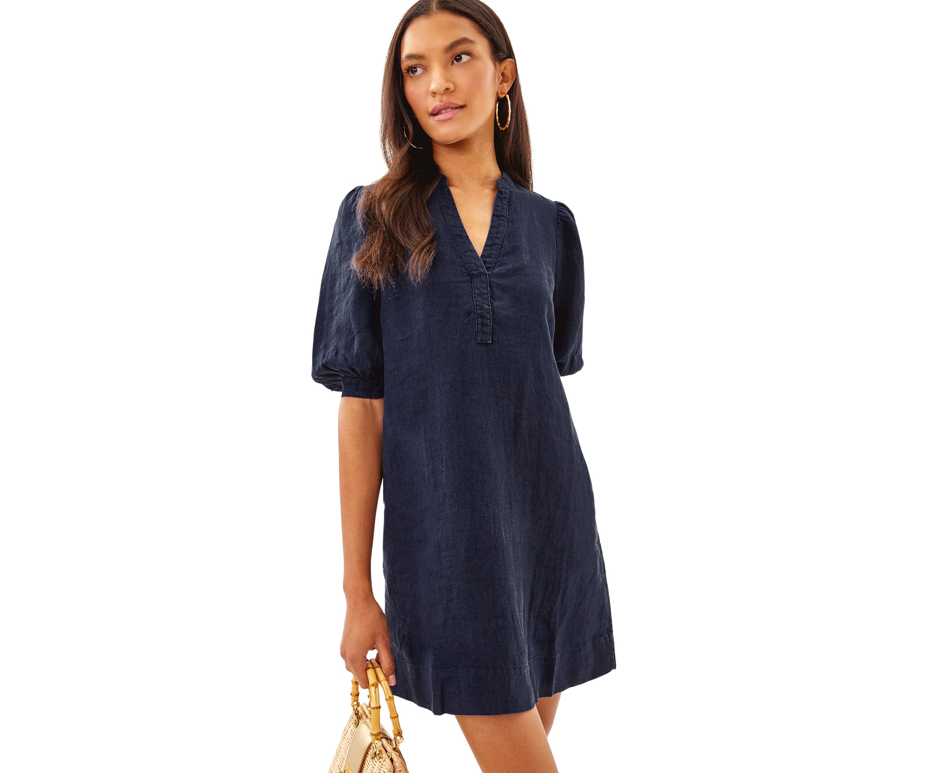 Womens Mialeigh Linen Dress