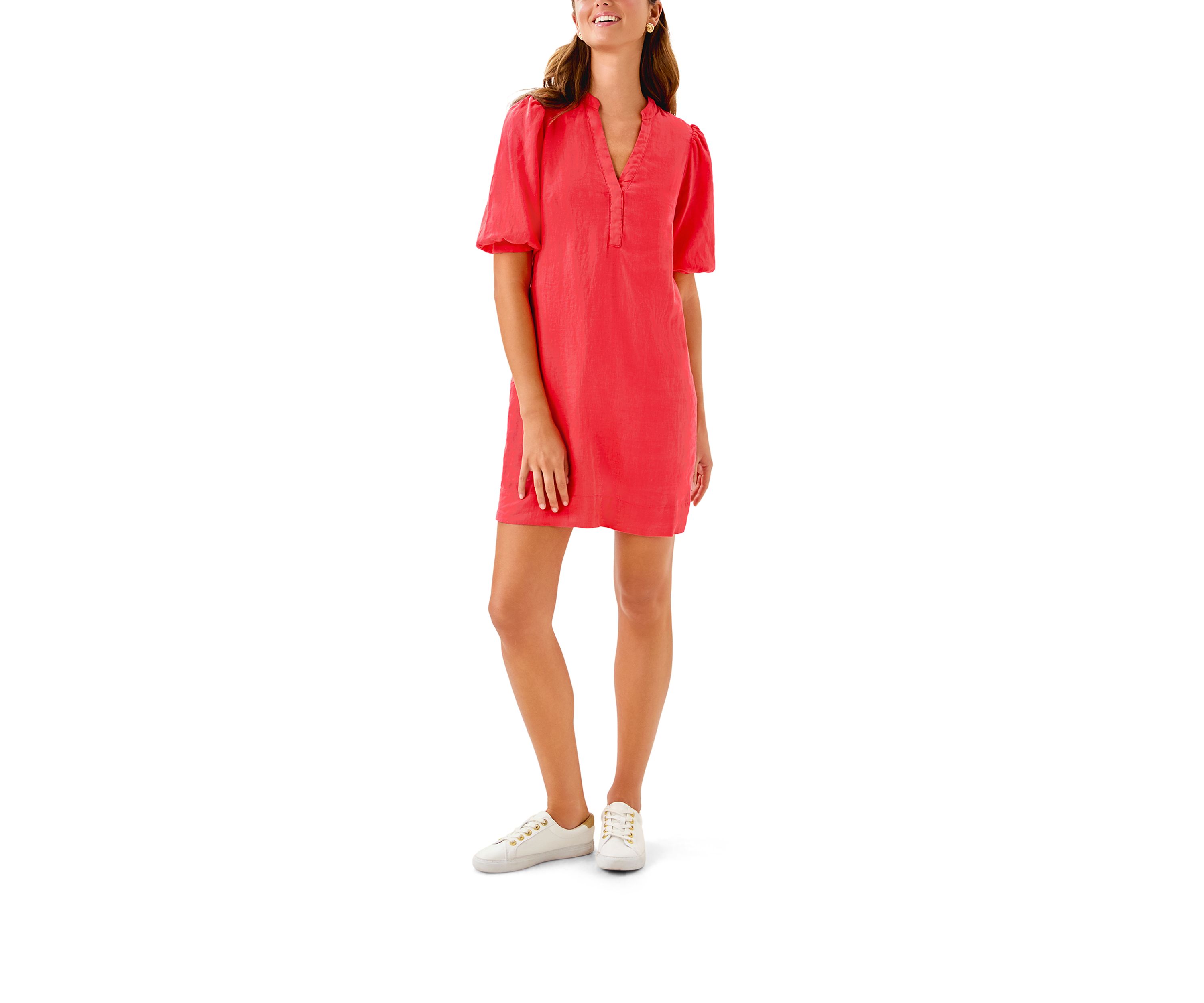 Womens Mialeigh Linen Dress