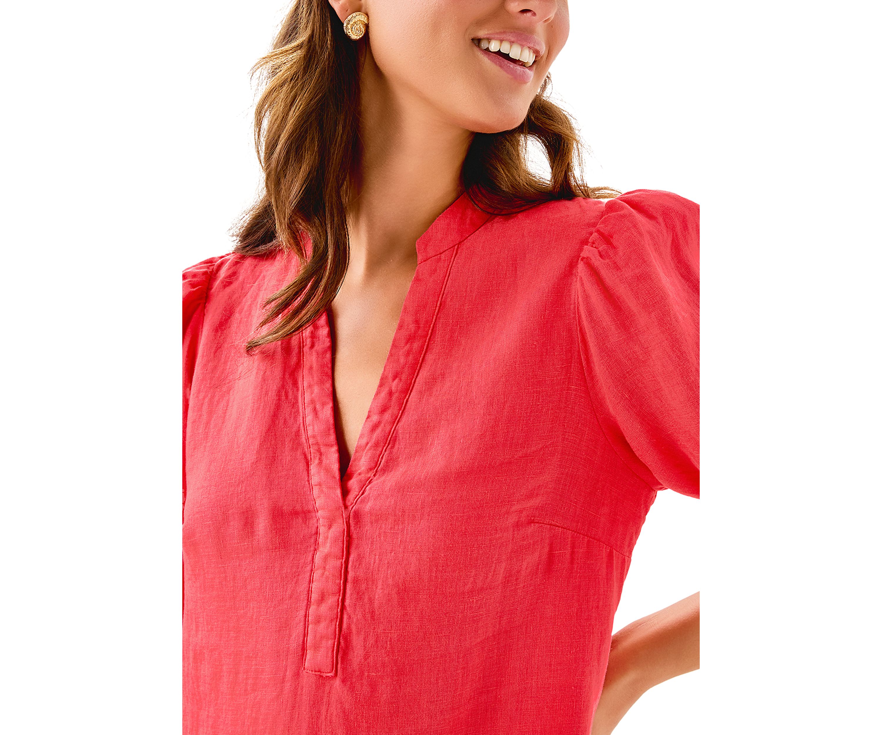 Womens Mialeigh Linen Dress
