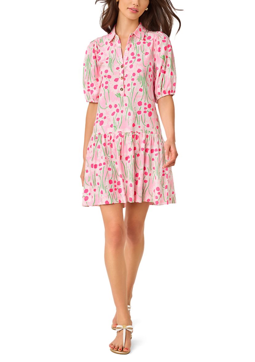lilly pulitzer knit dresses LILLY PULITZER Rhysa Sweater Dress Rattan Metallic Marl