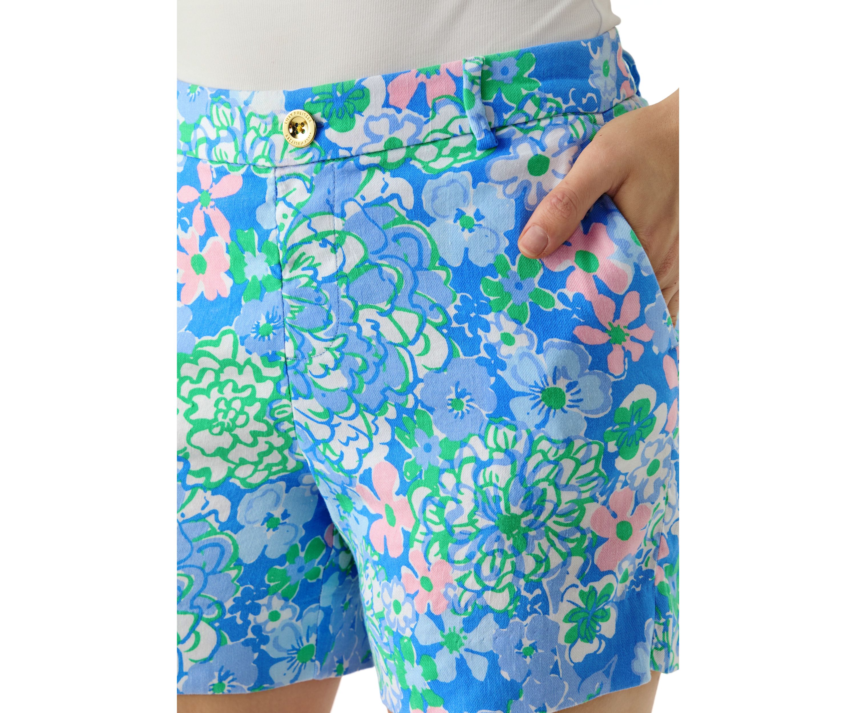 Womens Caralena Linen Shorts