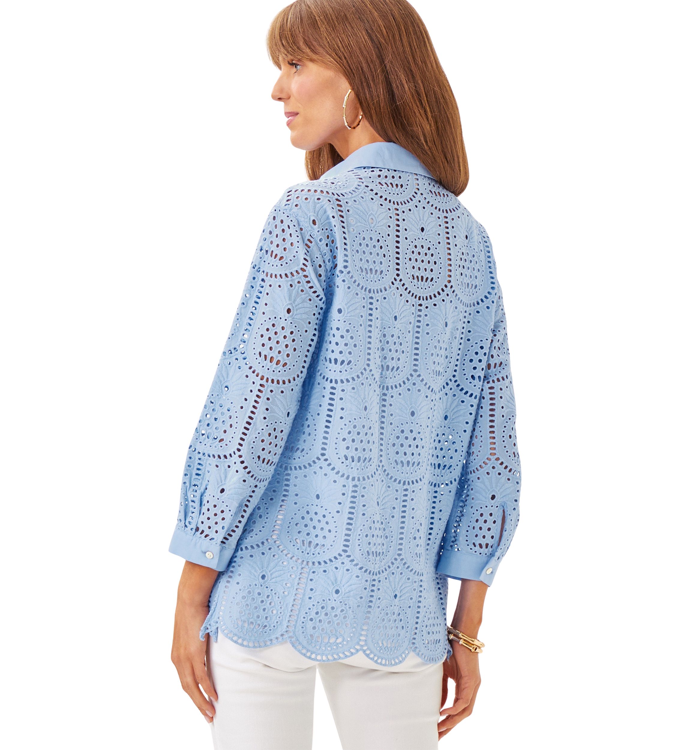 Womens Gracee Eyelet Tunic