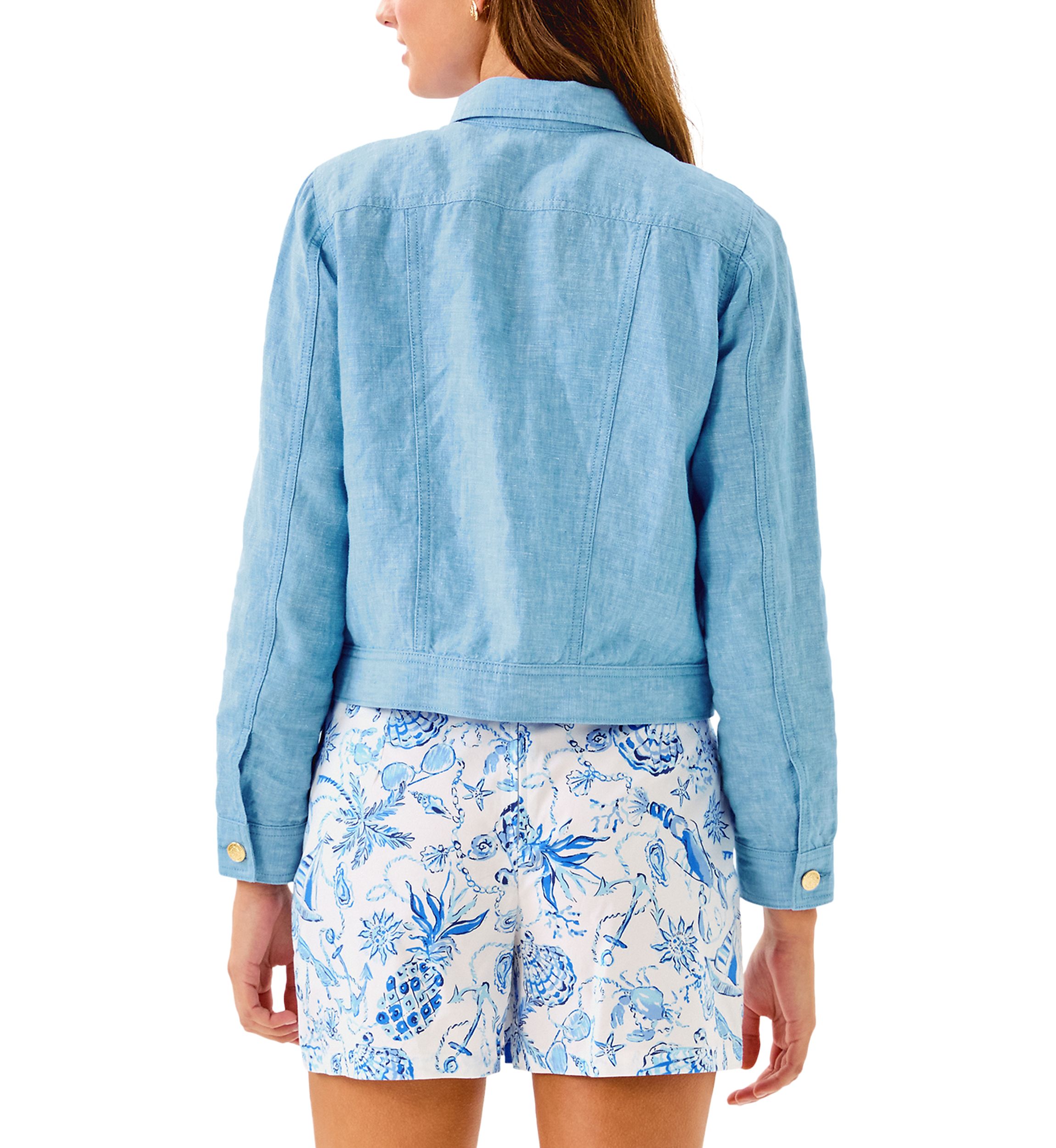 Womens Seaspray Linen Jacket