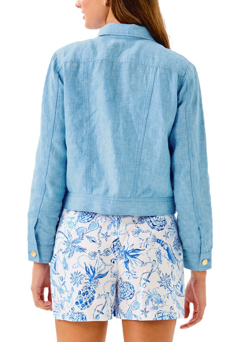 Womens Seaspray Linen Jacket
