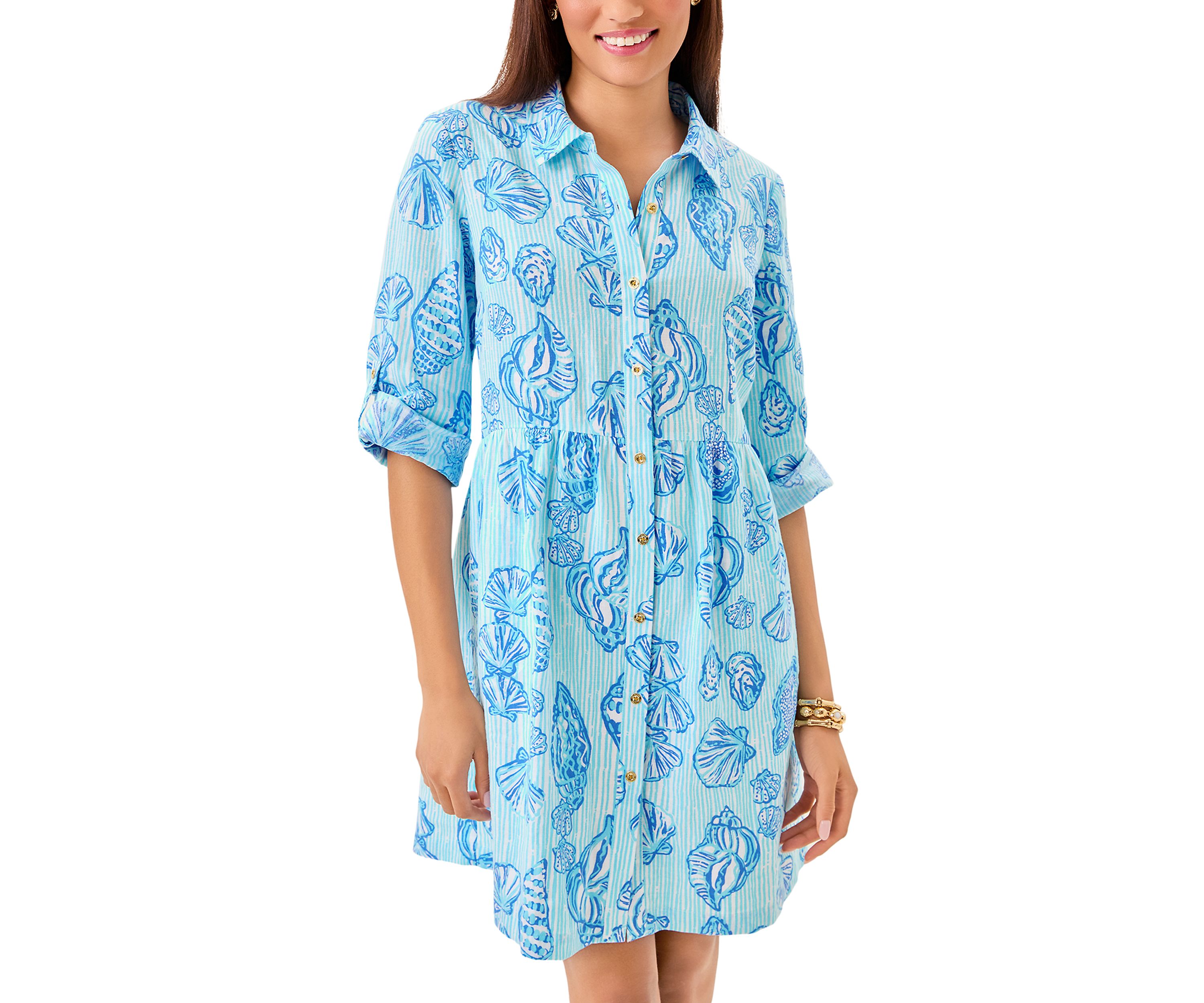 Womens Shaela Linen Dress