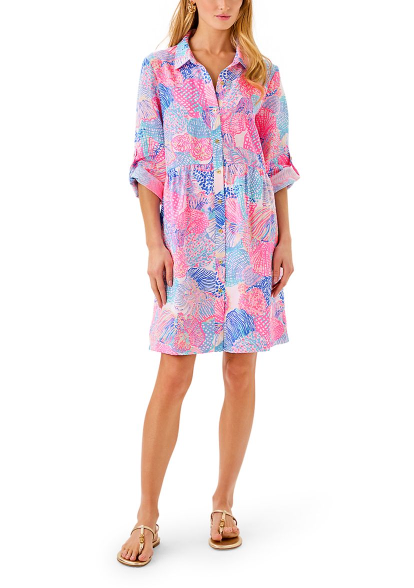 Womens Shaela Linen Dress