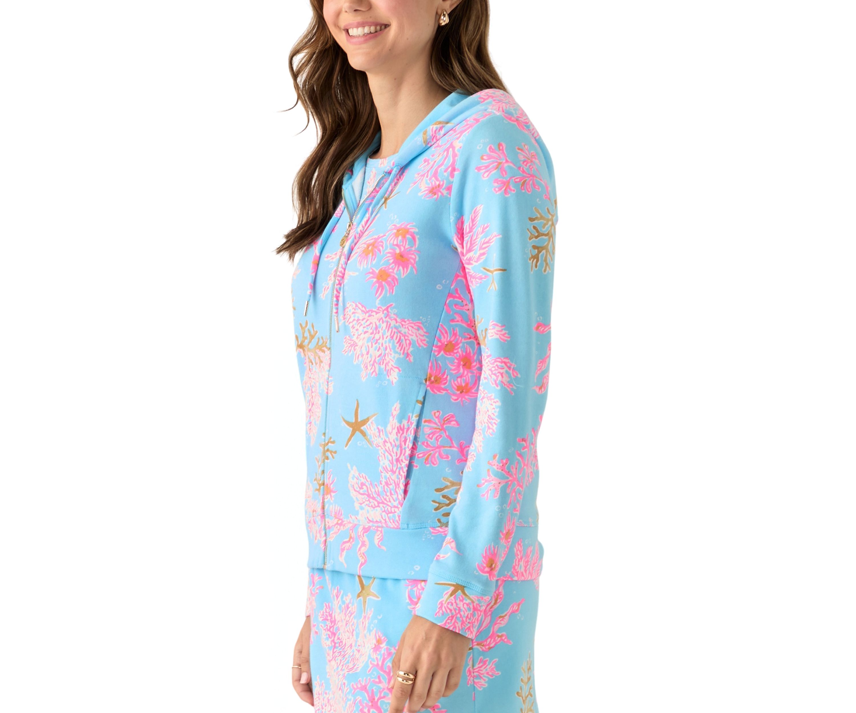 Womens Avida Full Zip Terry Hoodie