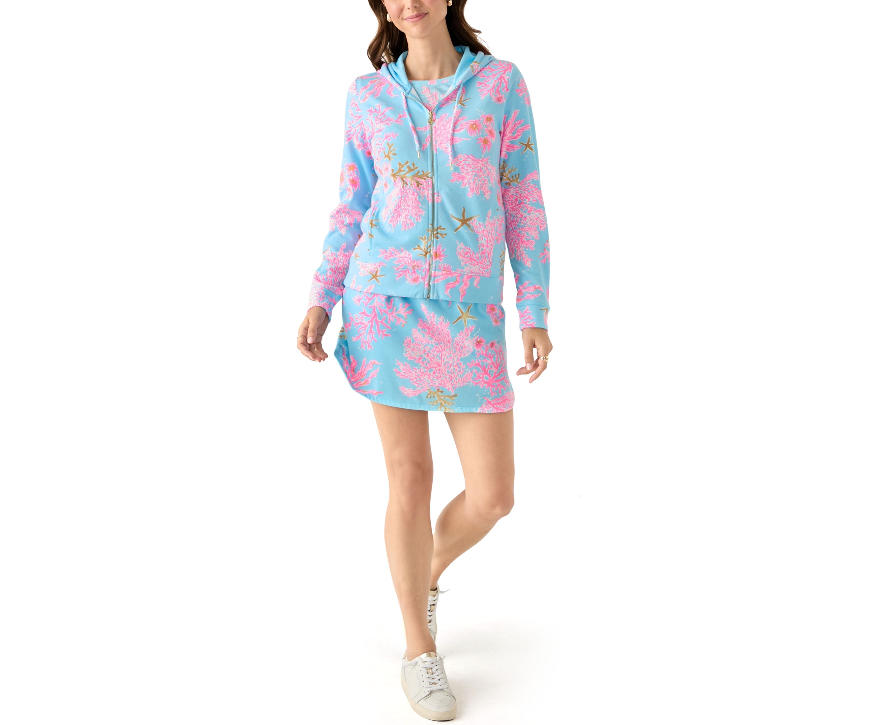 Womens Avida Full Zip Terry Hoodie
