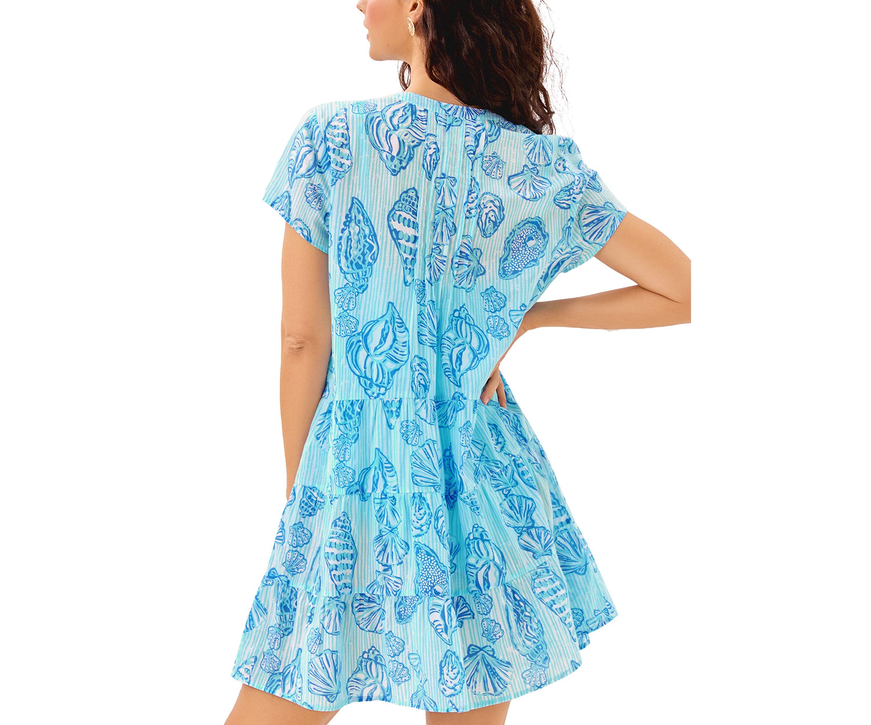Womens Feria Tiered Cover Up