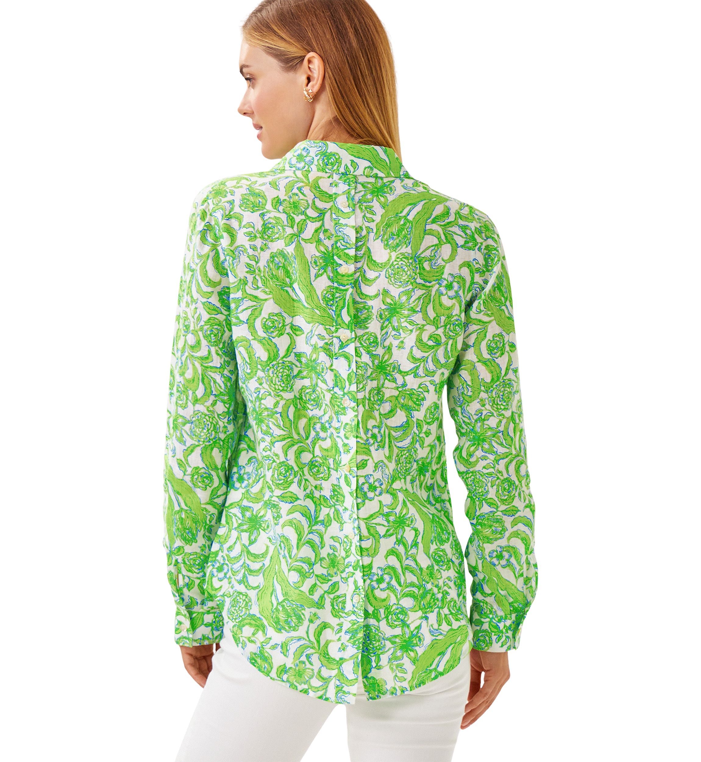 Womens Lynd Linen Top
