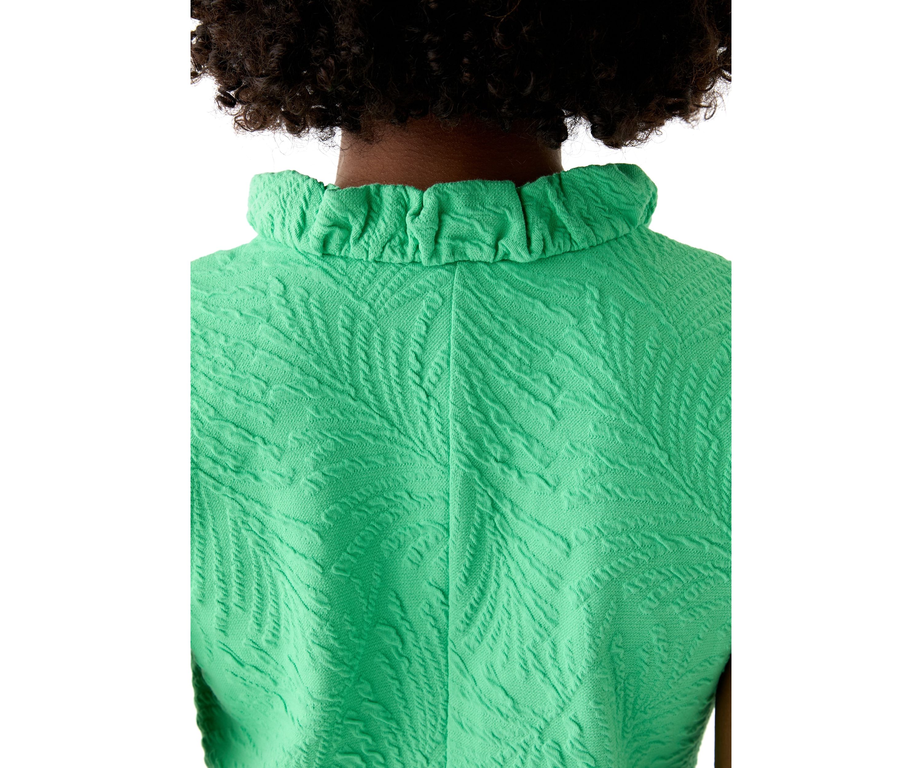 Womens Elsey Leafy Knit Jacquard Shift Dress