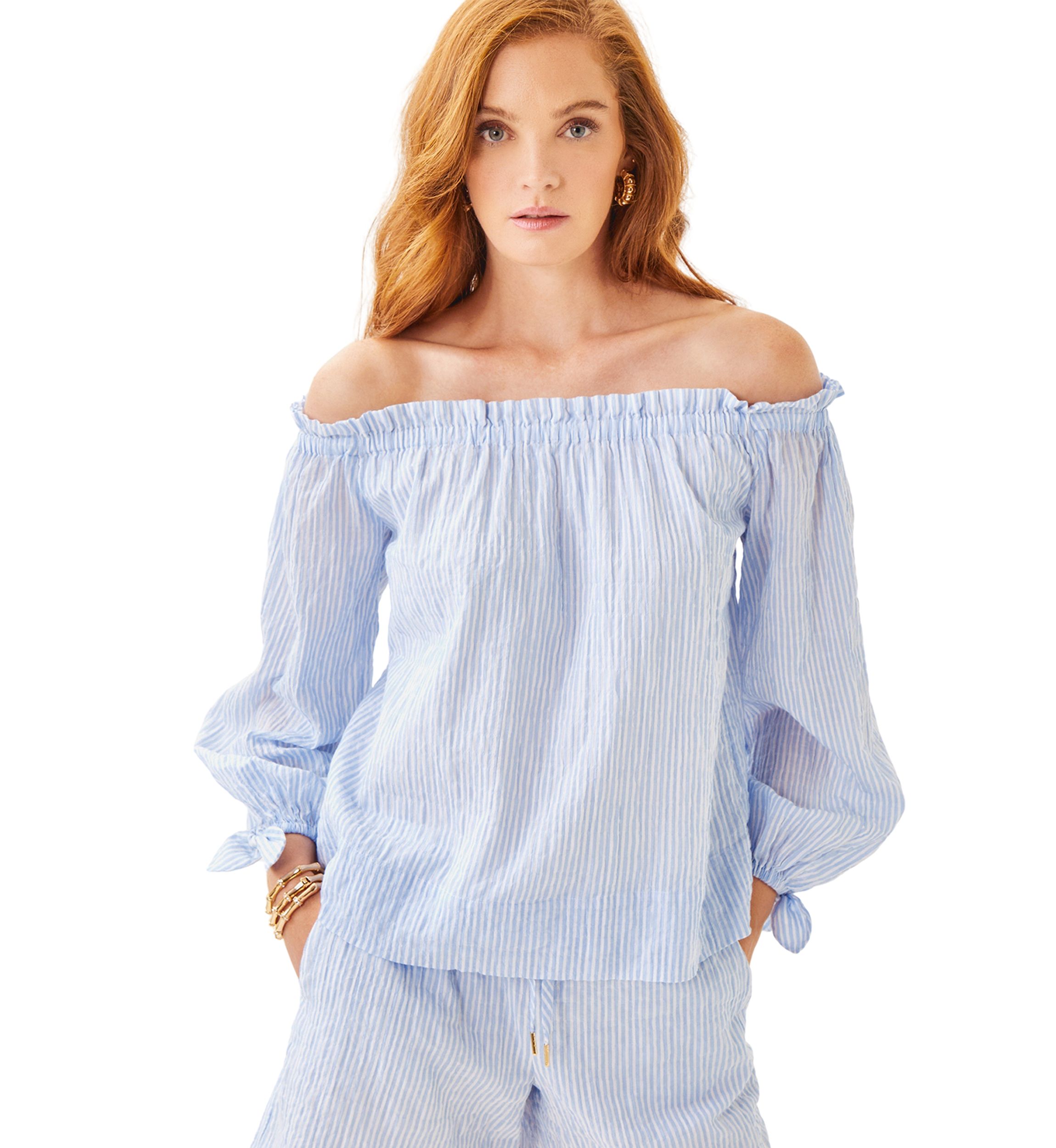 Womens Jamielynn Off the Shoulder Top