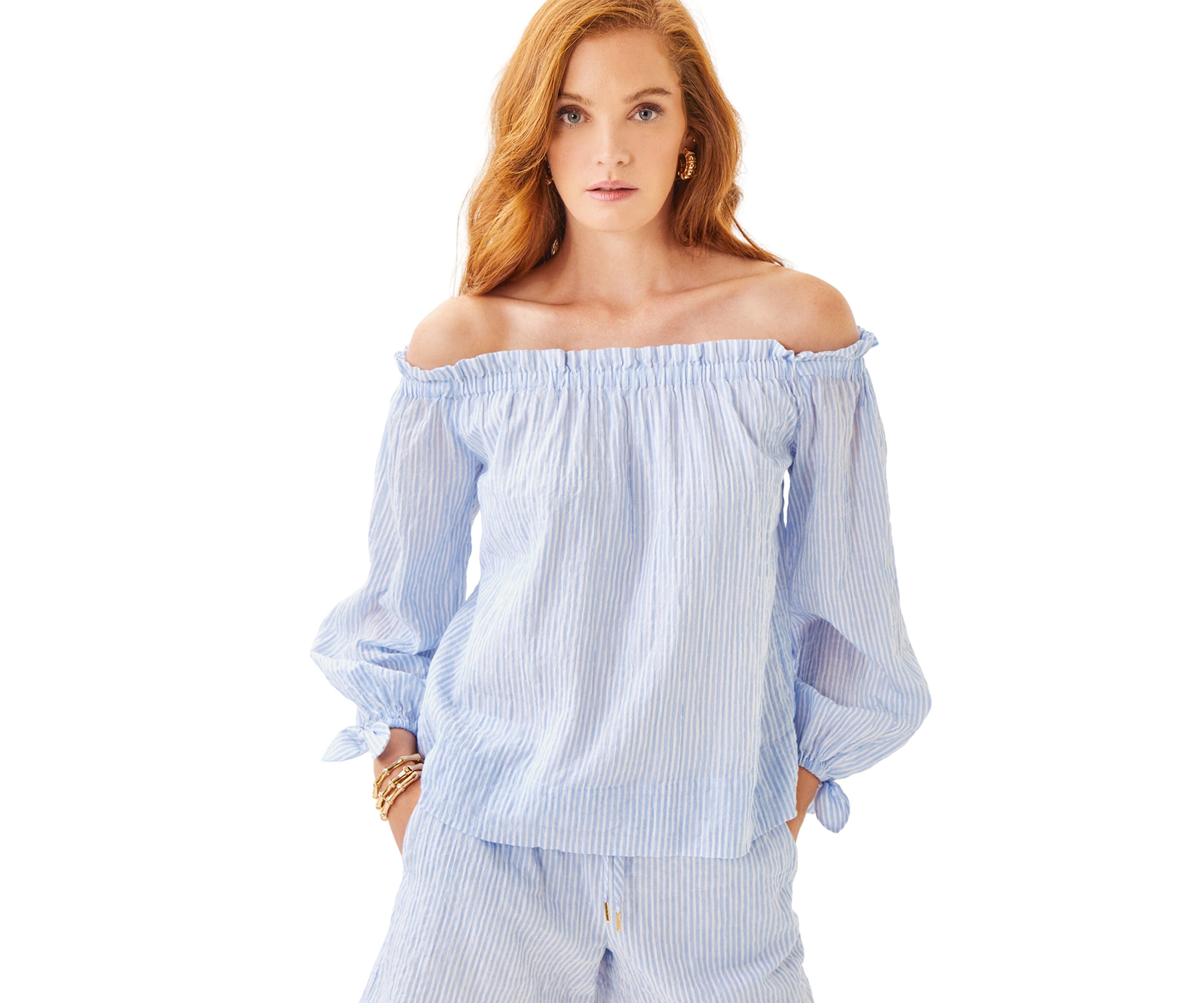 Womens Jamielynn Off the Shoulder Top