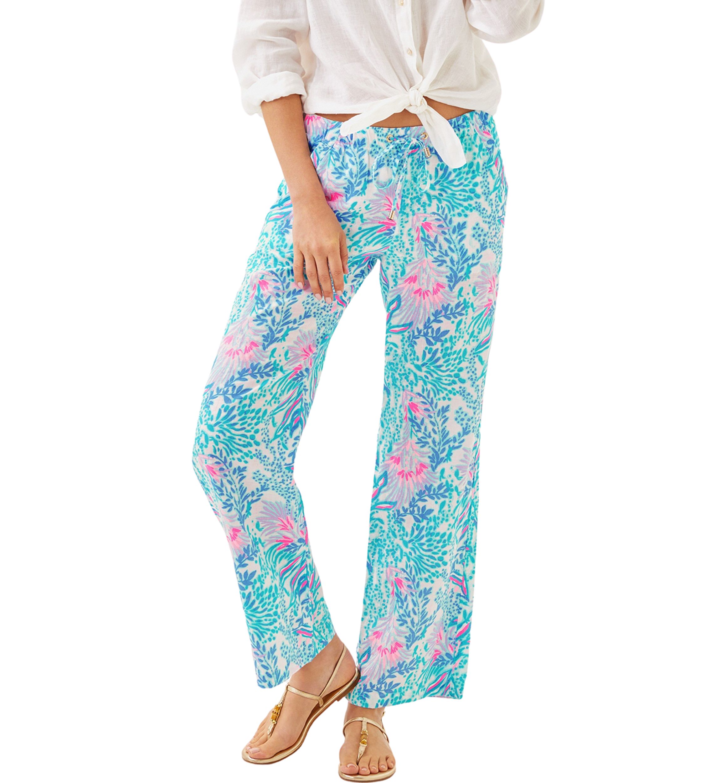Womens Brawley Linen Pants