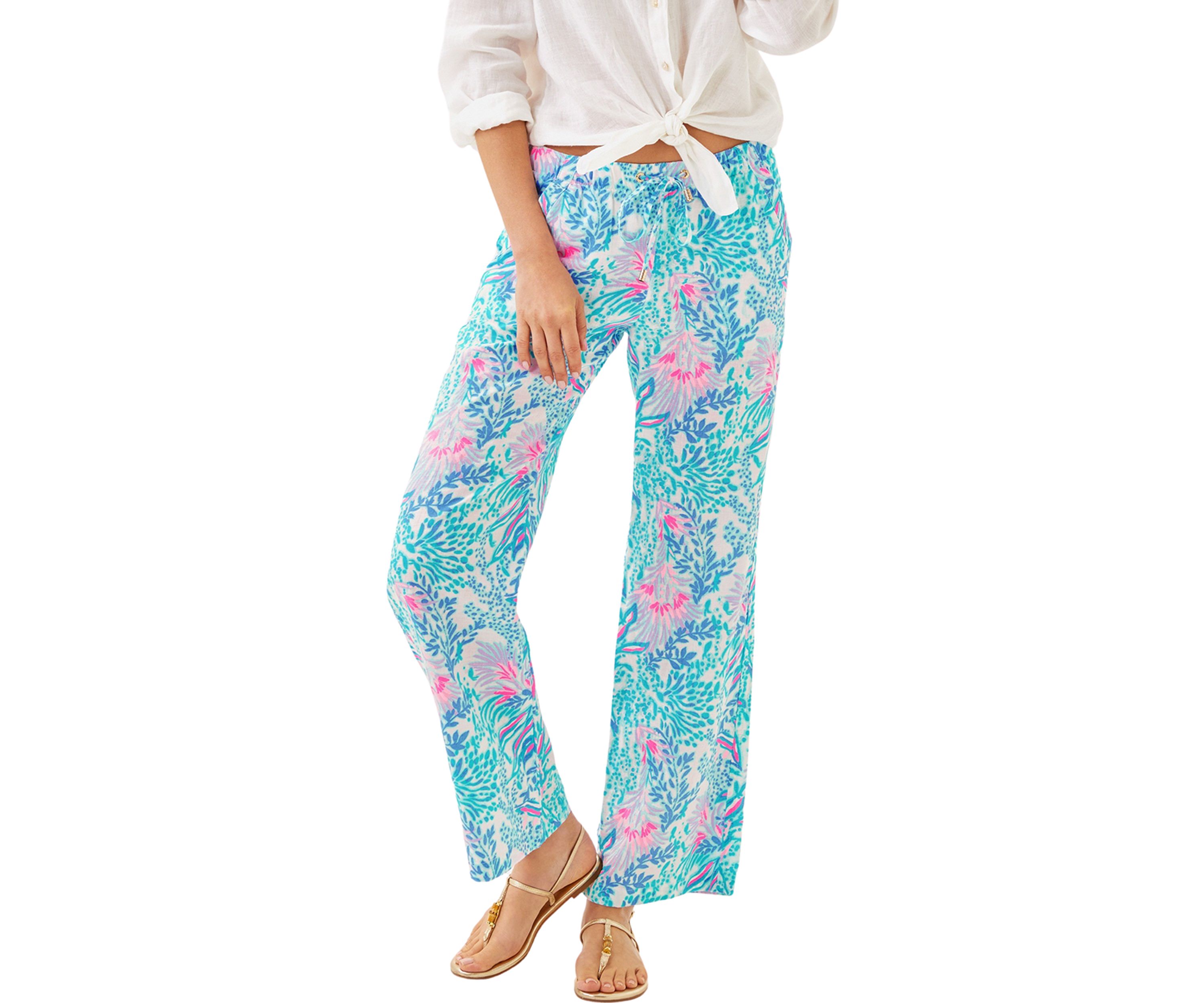 Womens Brawley Linen Pants