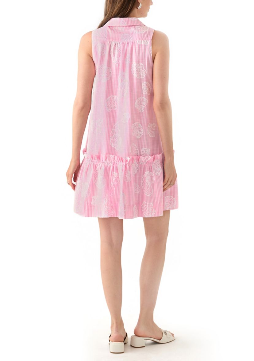 Womens Caylinn Popover Shirtdress