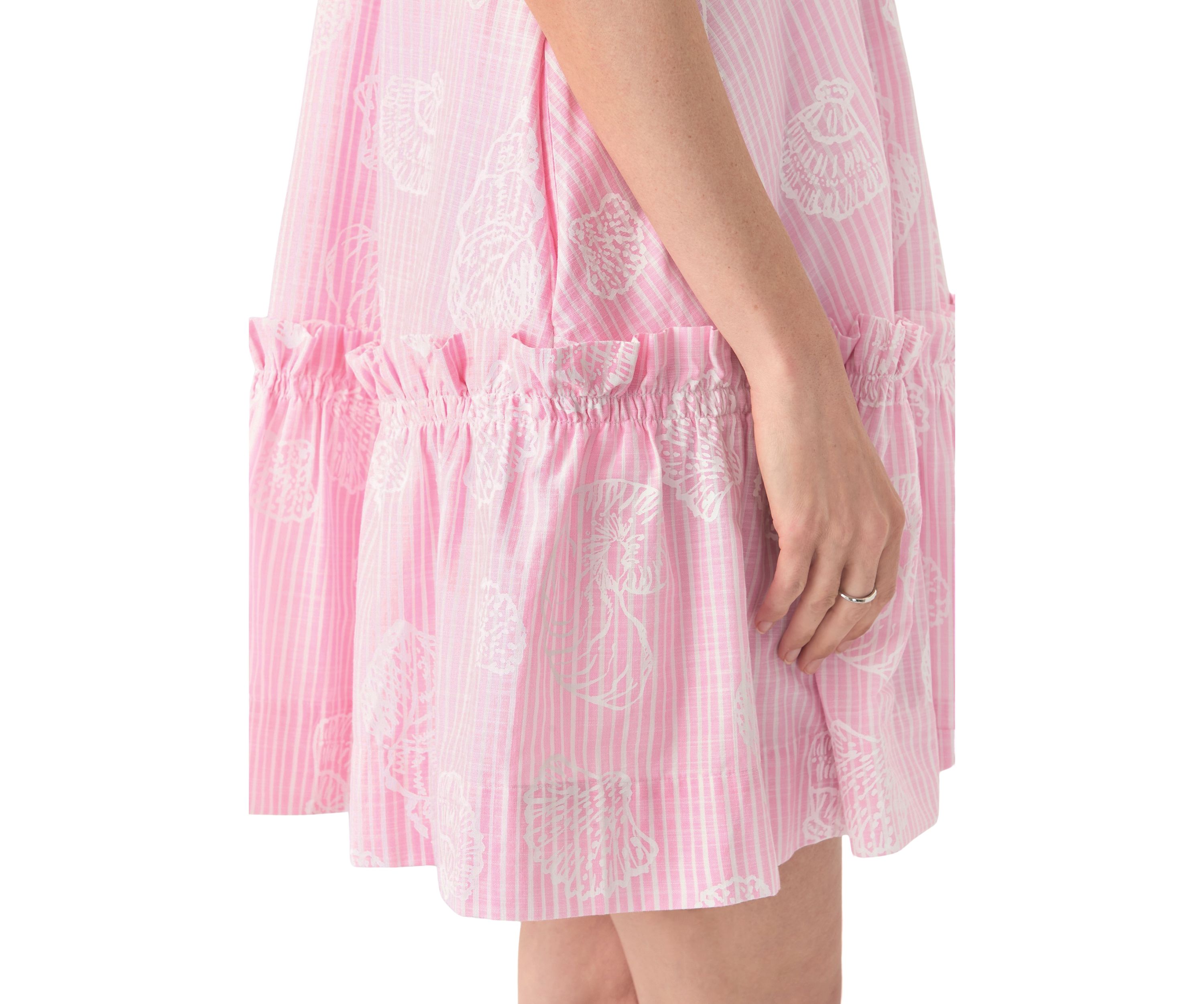 Womens Caylinn Popover Shirtdress