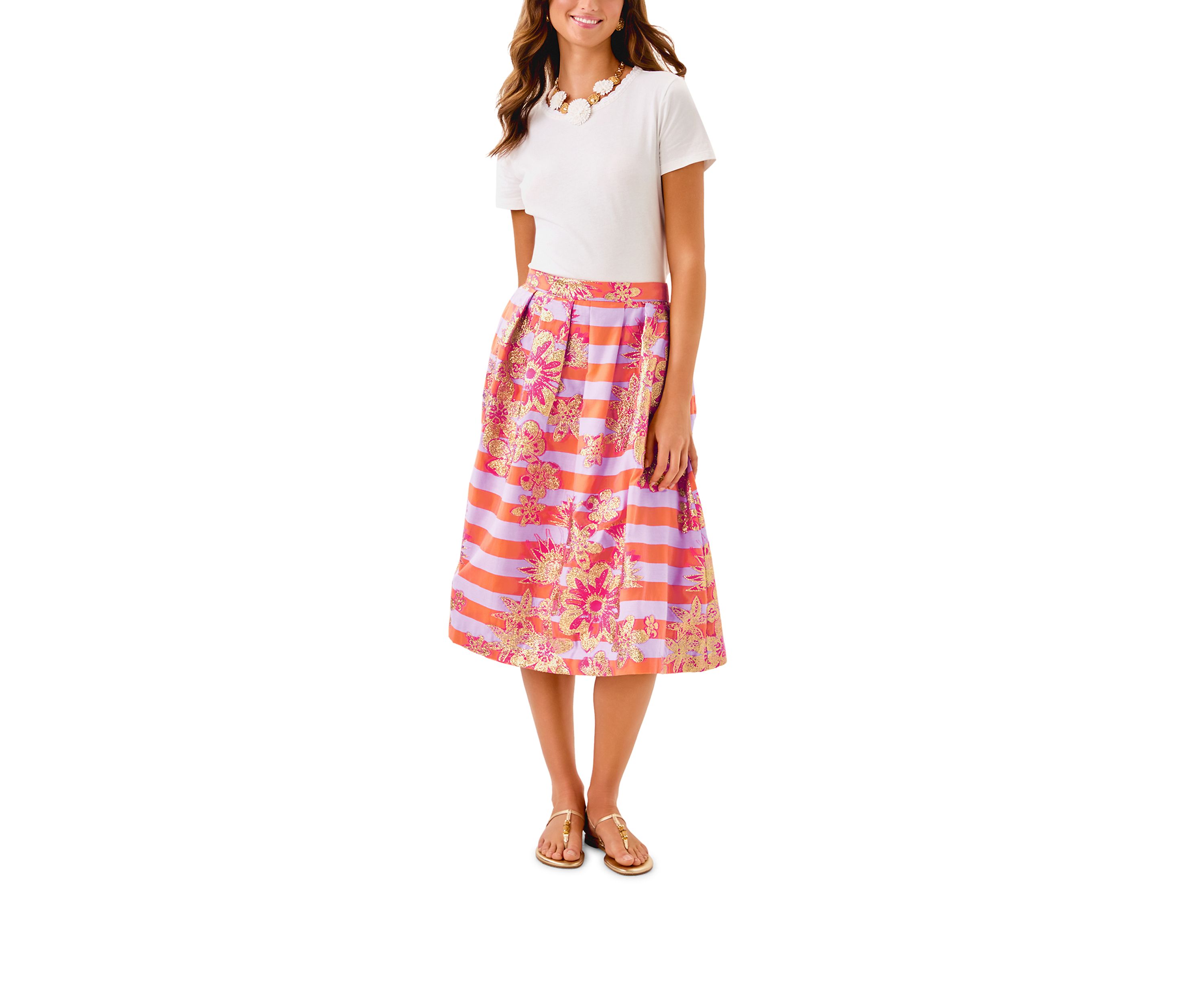 Womens Lauderdale Midi Skirt 