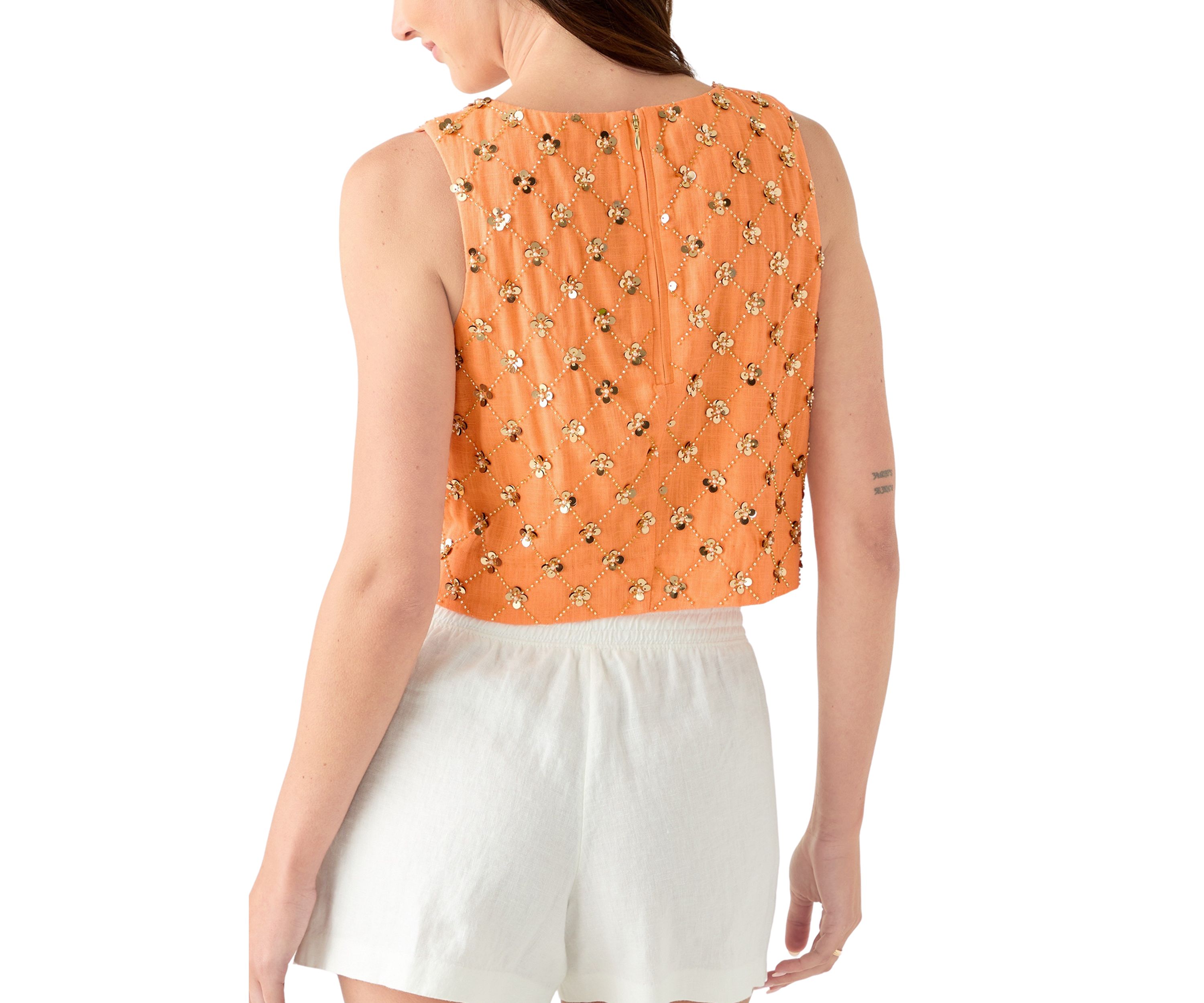Womens Lathan Sequin Top 