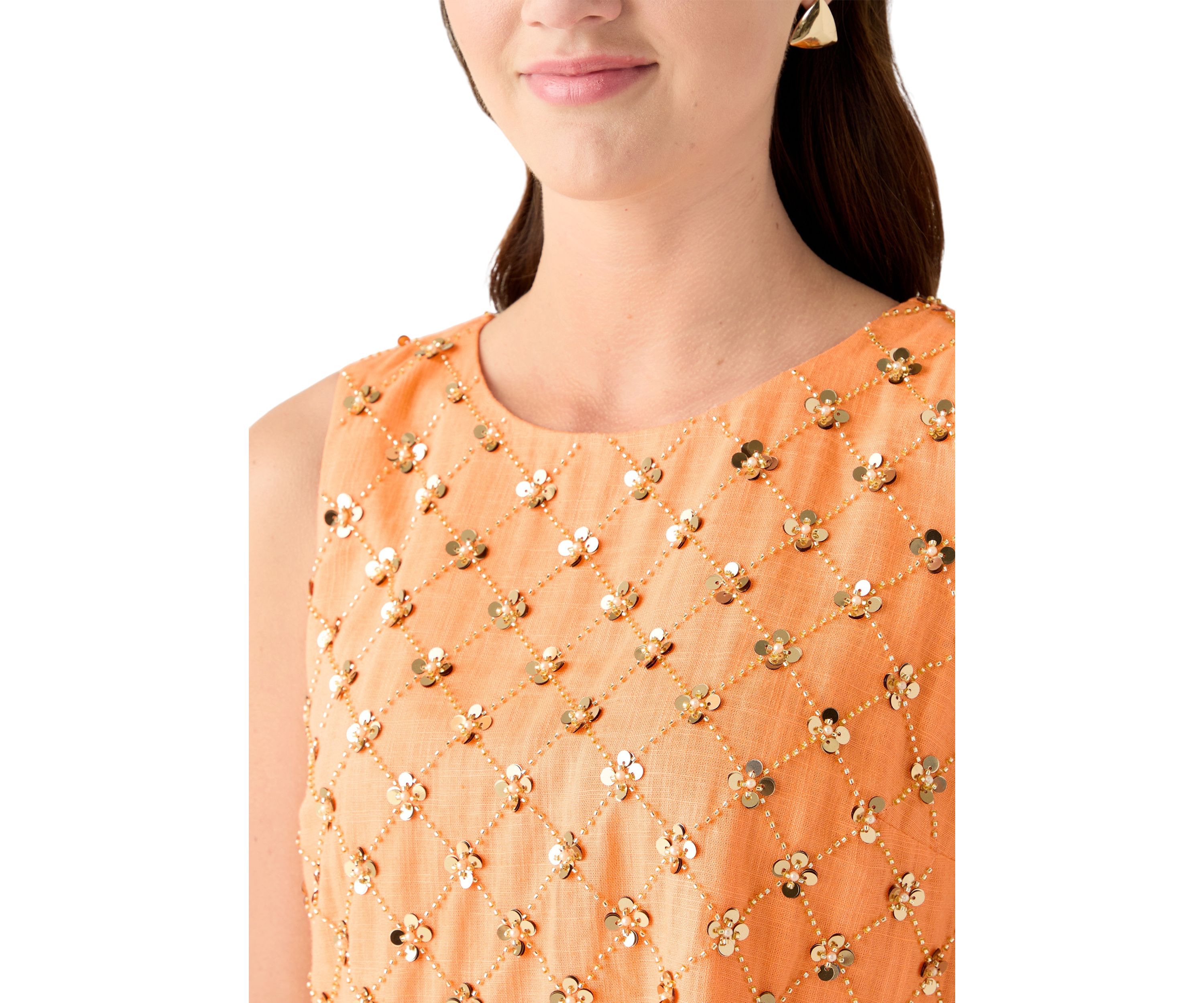 Womens Lathan Sequin Top 
