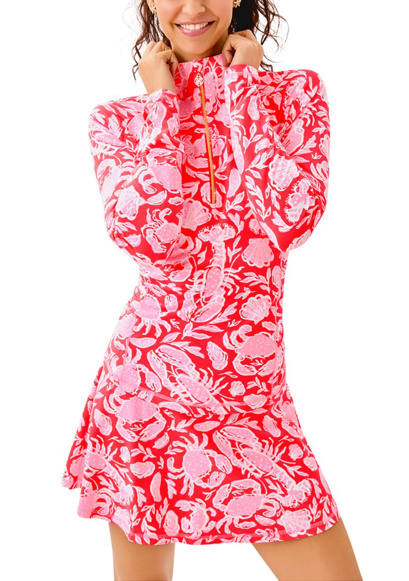 Womens Luxletic Justine Half Zip UPF 50+ Top
