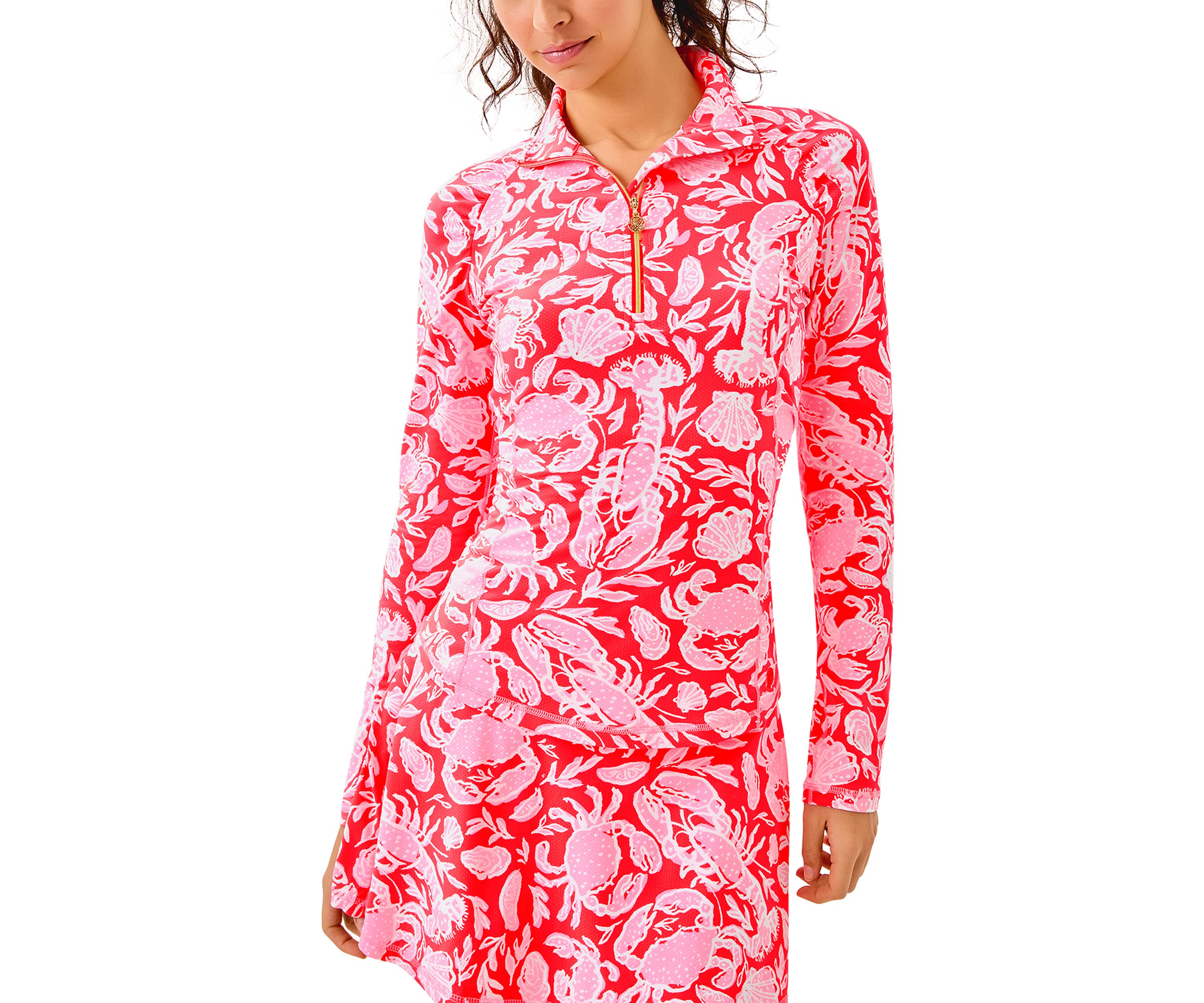 Womens Luxletic Justine Half Zip UPF 50+ Top