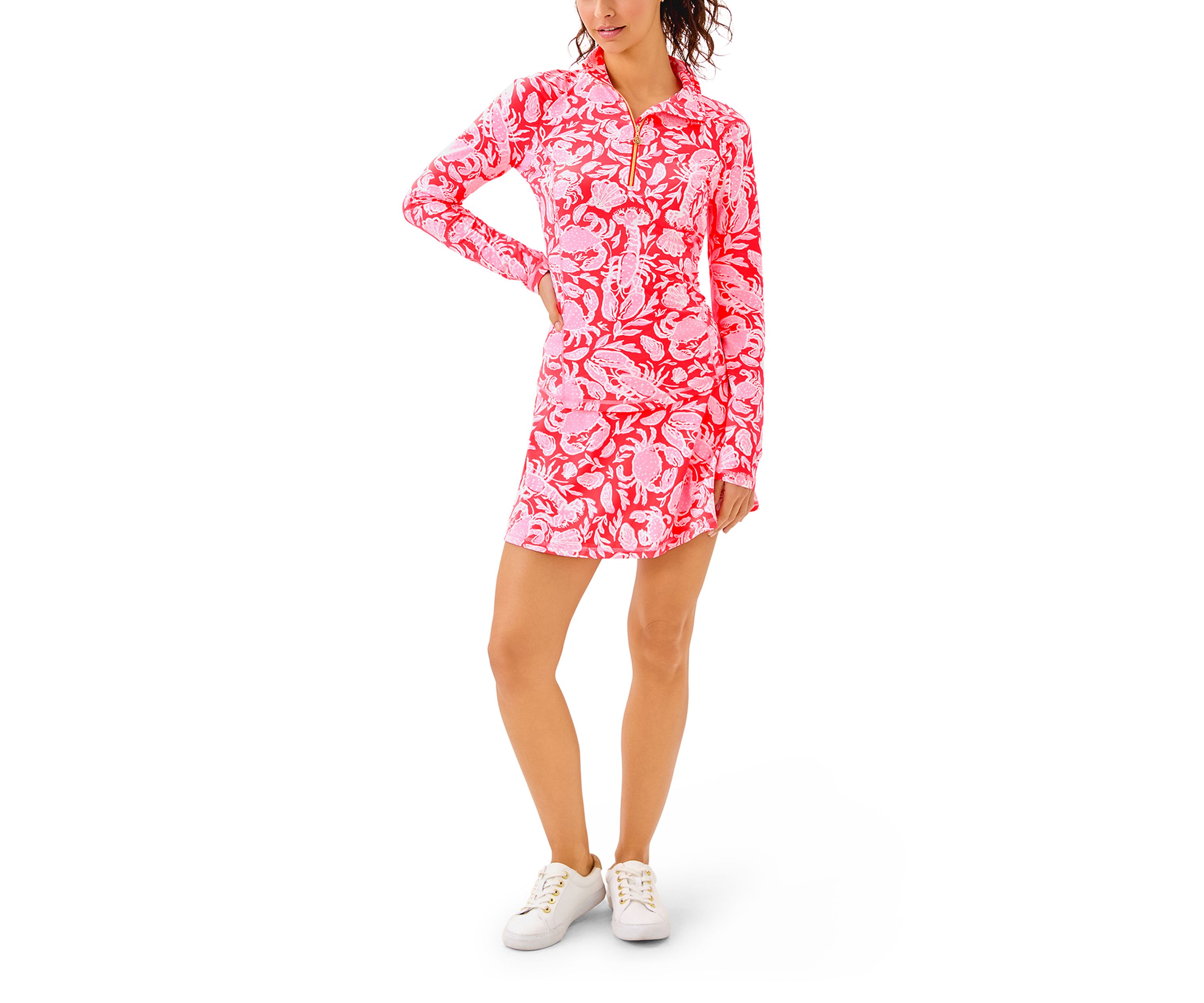 Womens Luxletic Justine Half Zip UPF 50+ Top