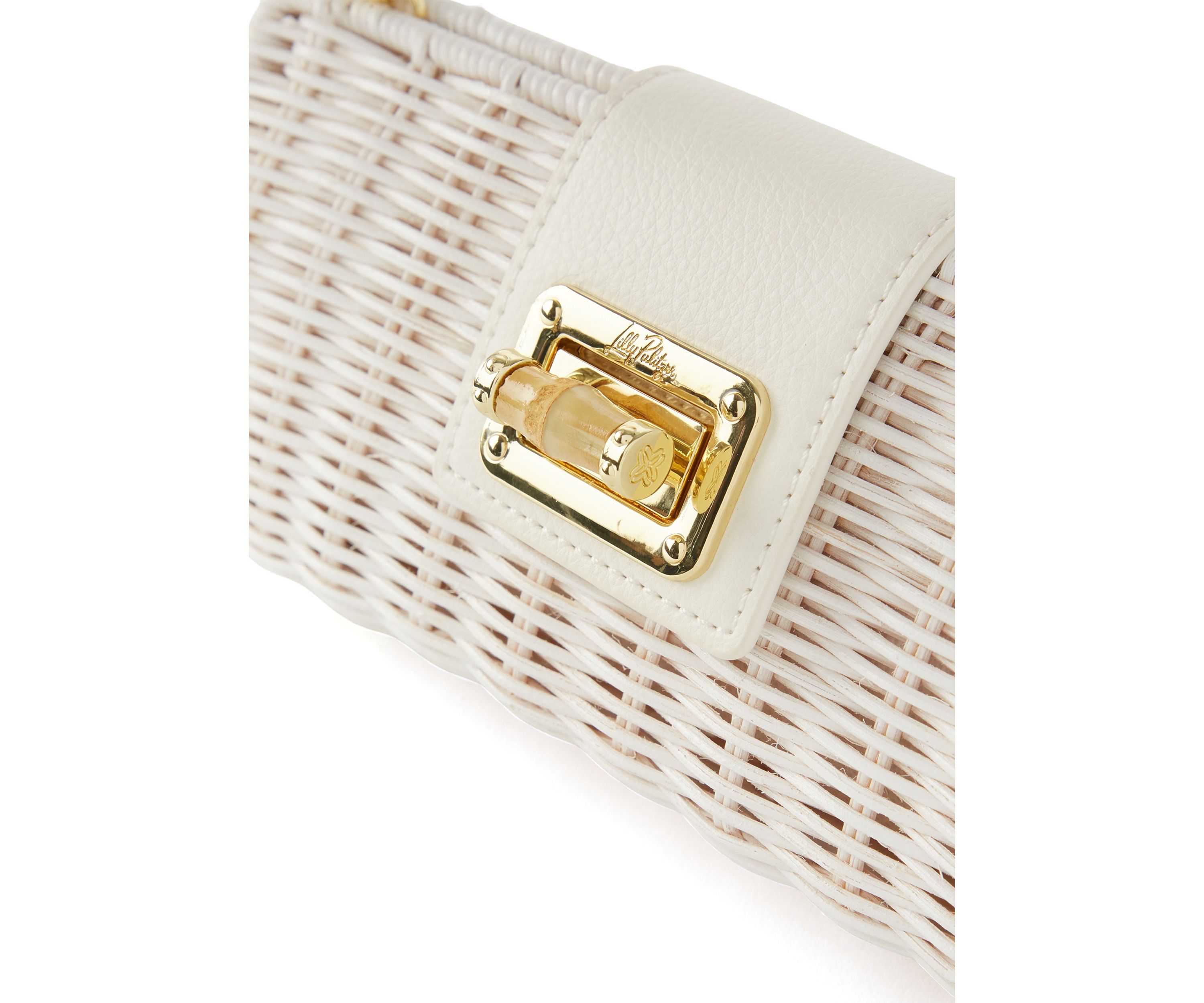 Leena Wicker Clutch