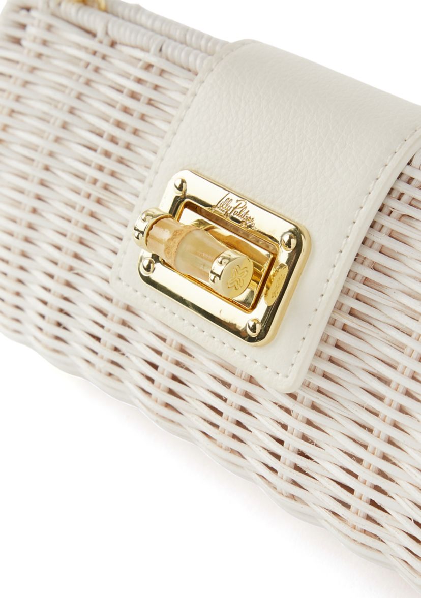 Leena Wicker Clutch