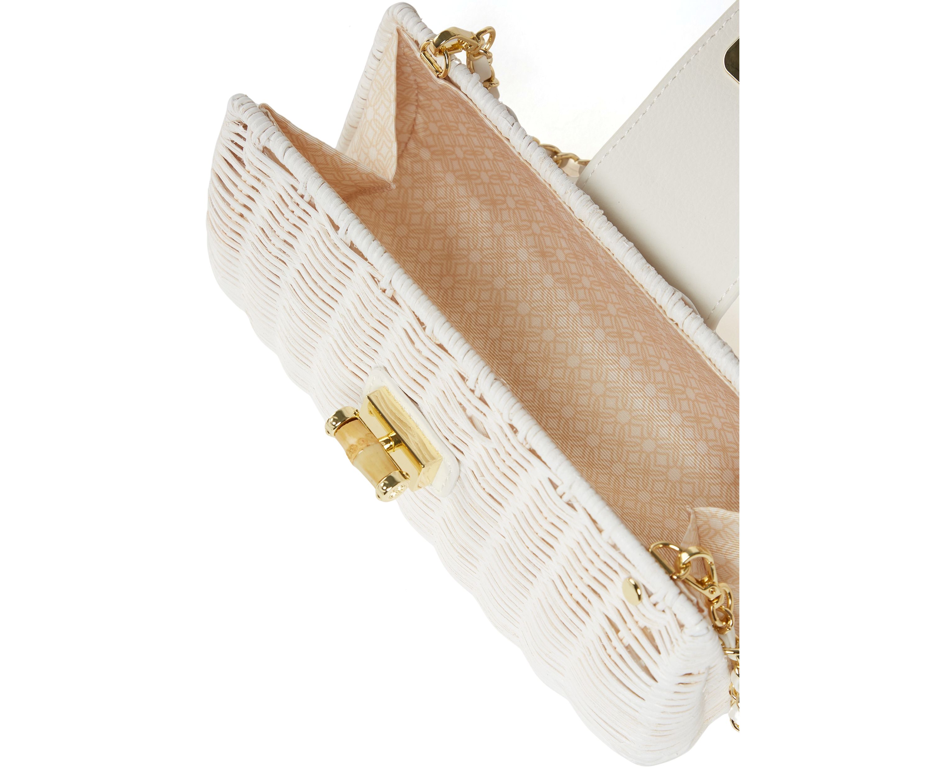 Leena Wicker Clutch