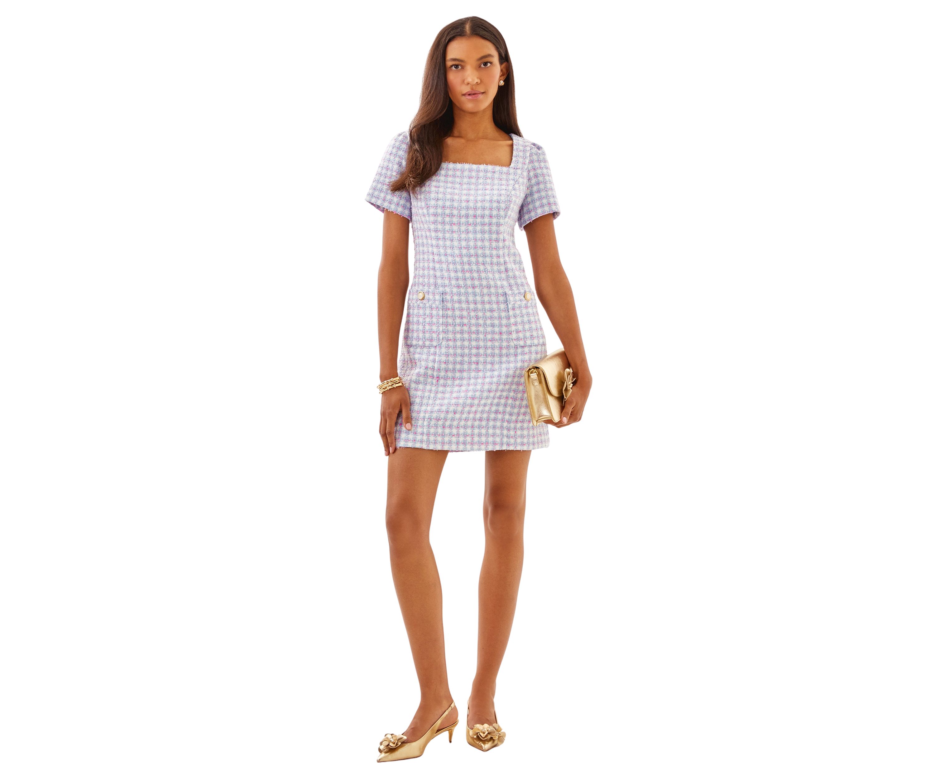 Gwynne Boucle Shift Dress 