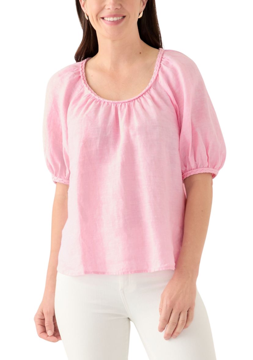 Womens Calais Linen Top
