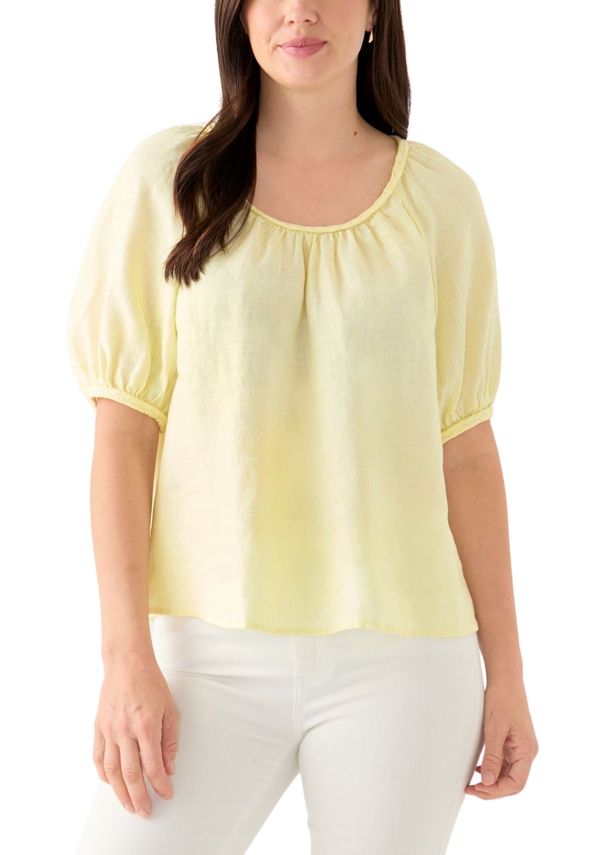 Womens Calais Linen Top