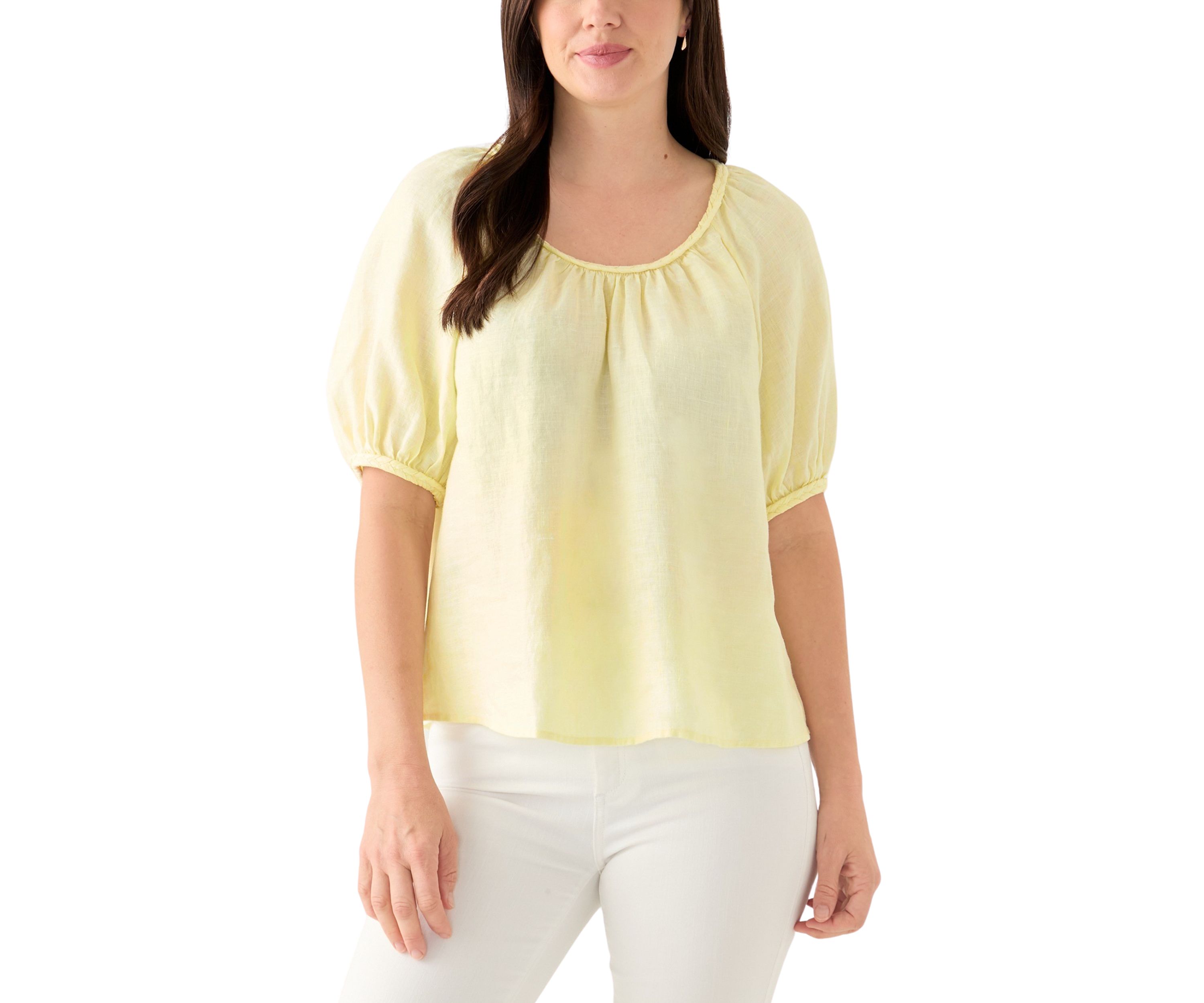 Womens Calais Linen Top