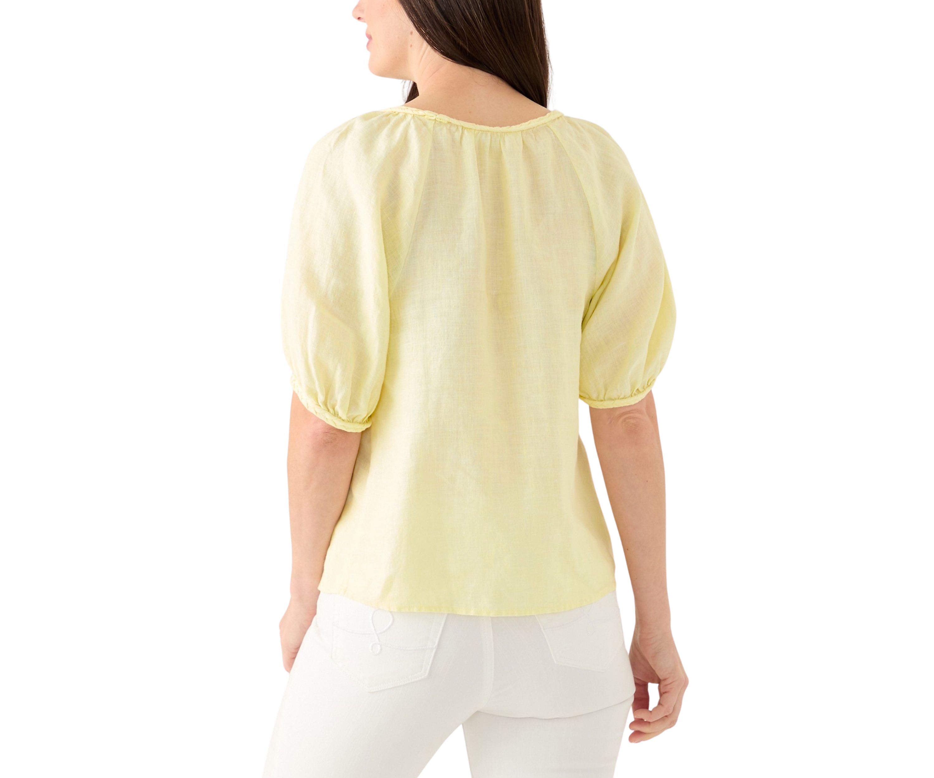 Womens Calais Linen Top