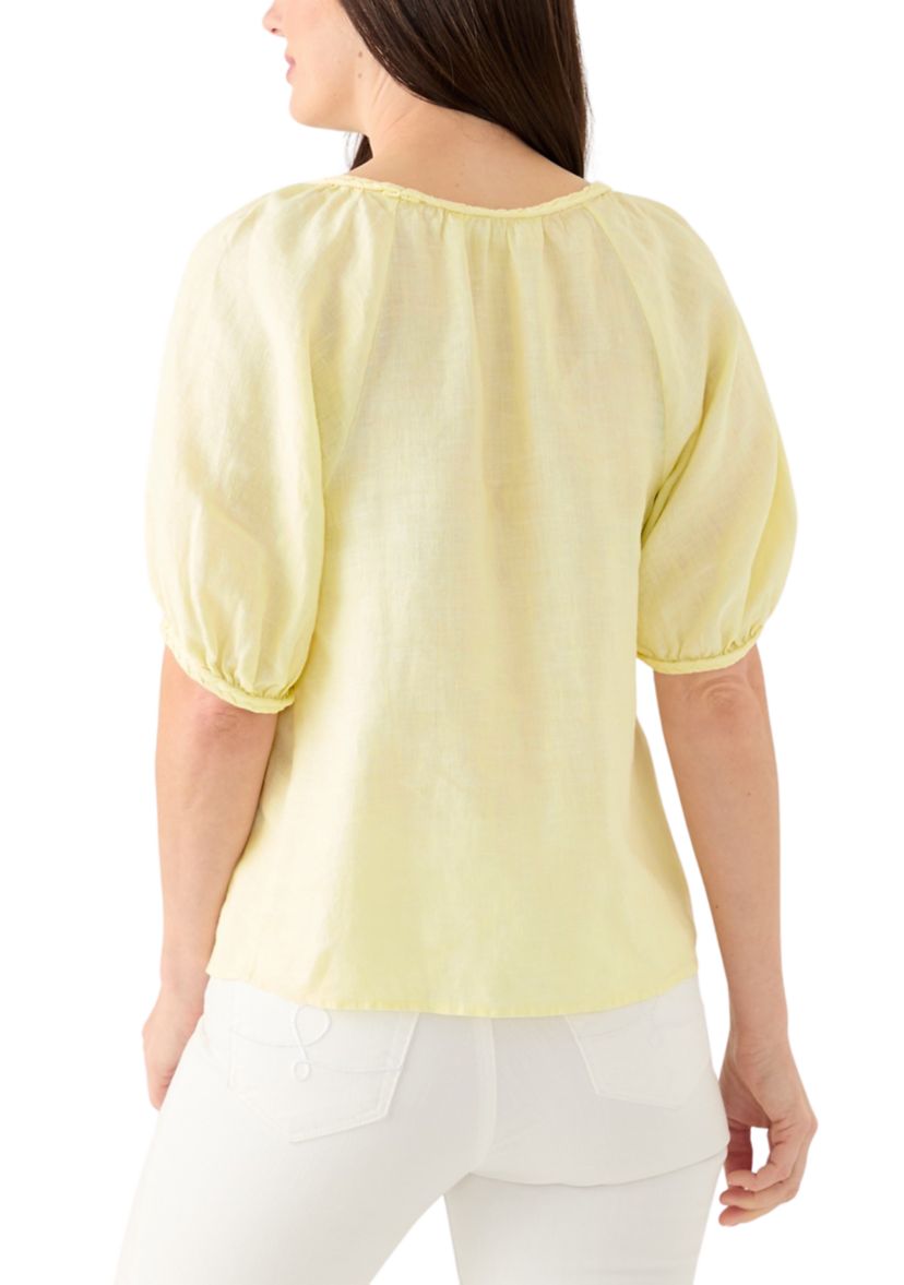 Womens Calais Linen Top