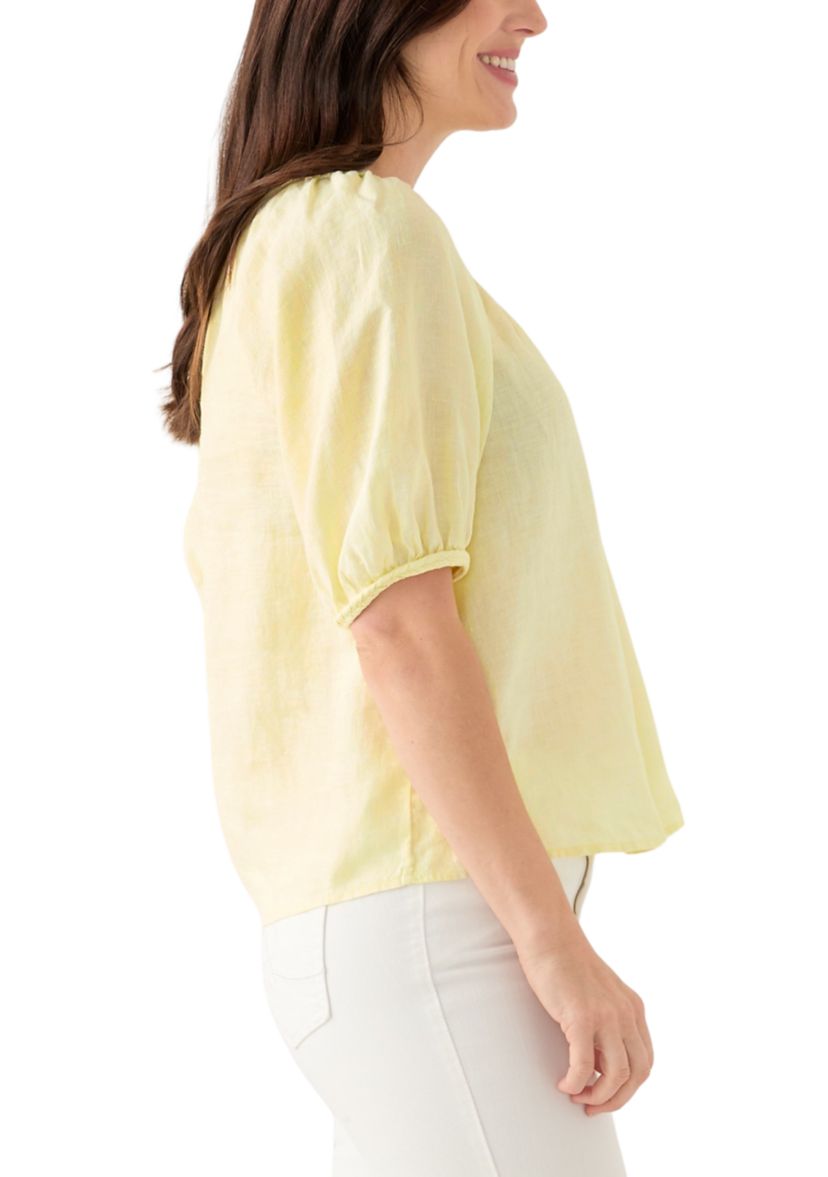 Womens Calais Linen Top