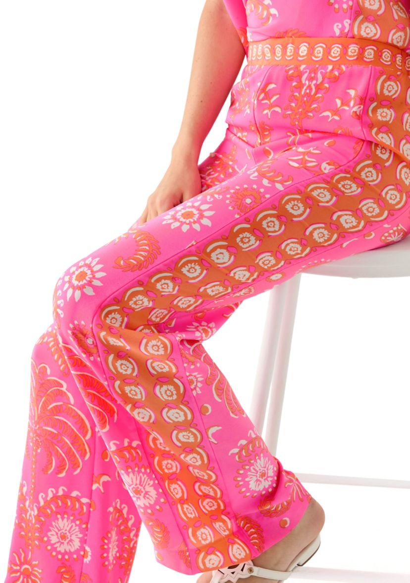 Womens Vianna Silk Palazzo Pants