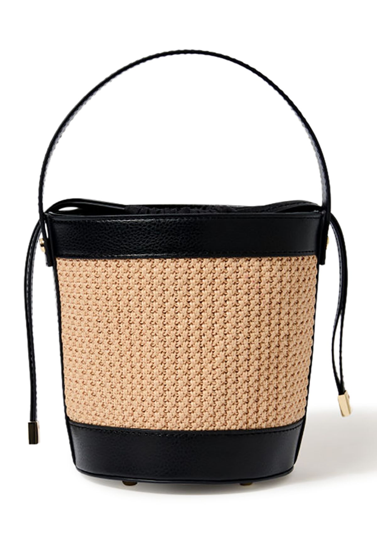 Malia Raffia Bucket Bag 