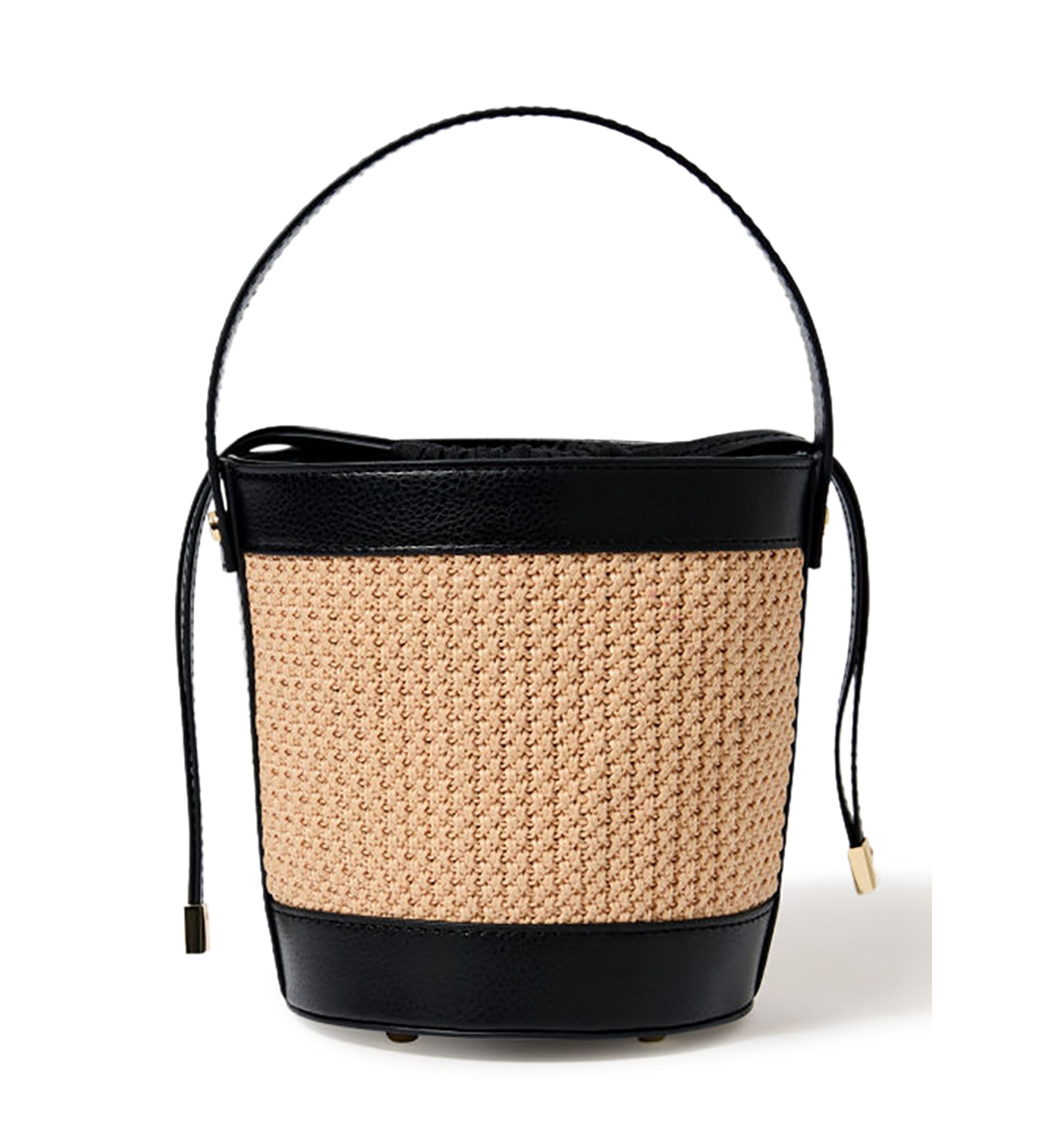 Malia Raffia Bucket Bag 