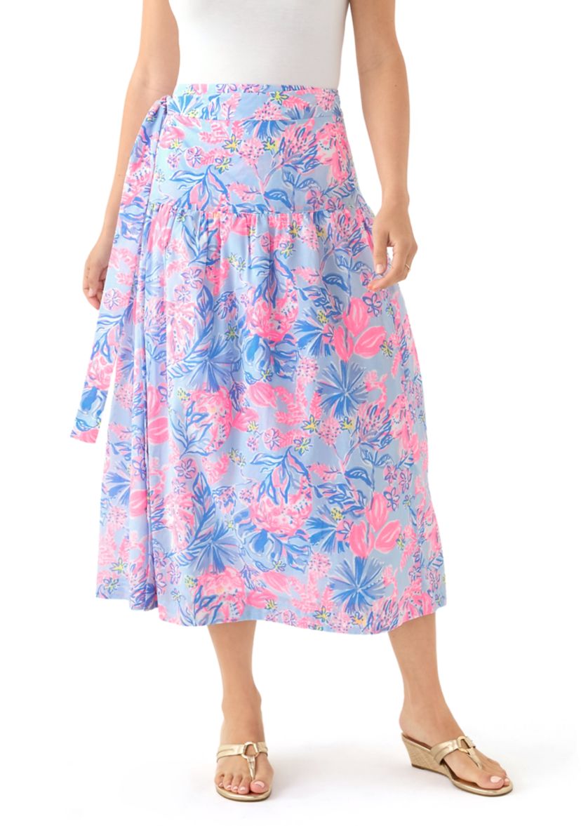 Womens Corina Midi Skirt
