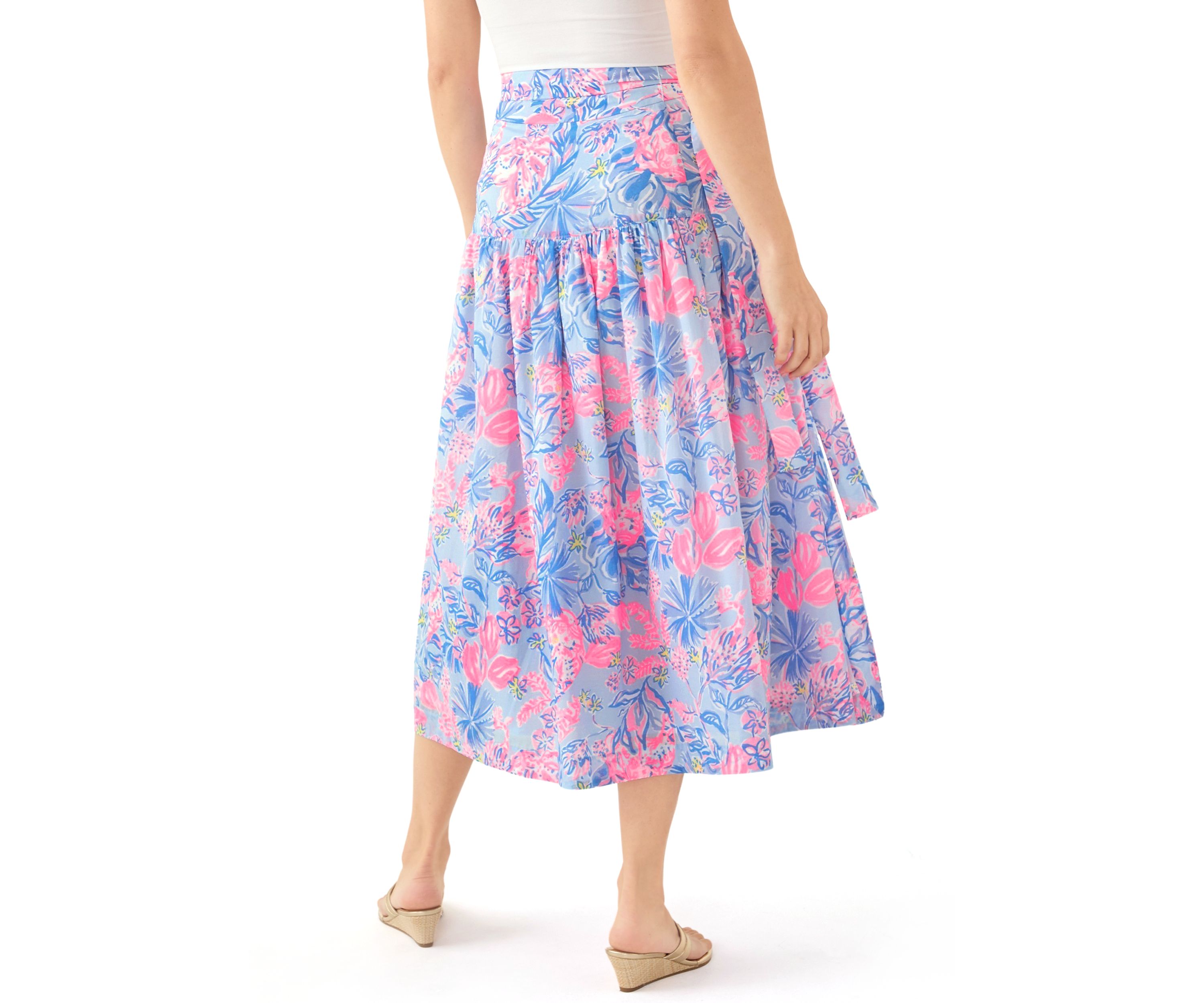 Womens Corina Midi Skirt