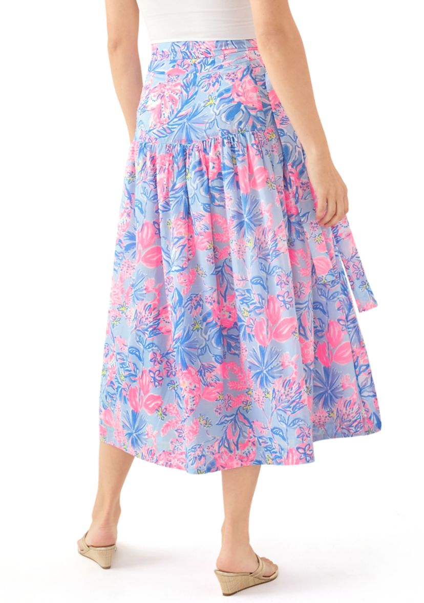 Womens Corina Midi Skirt