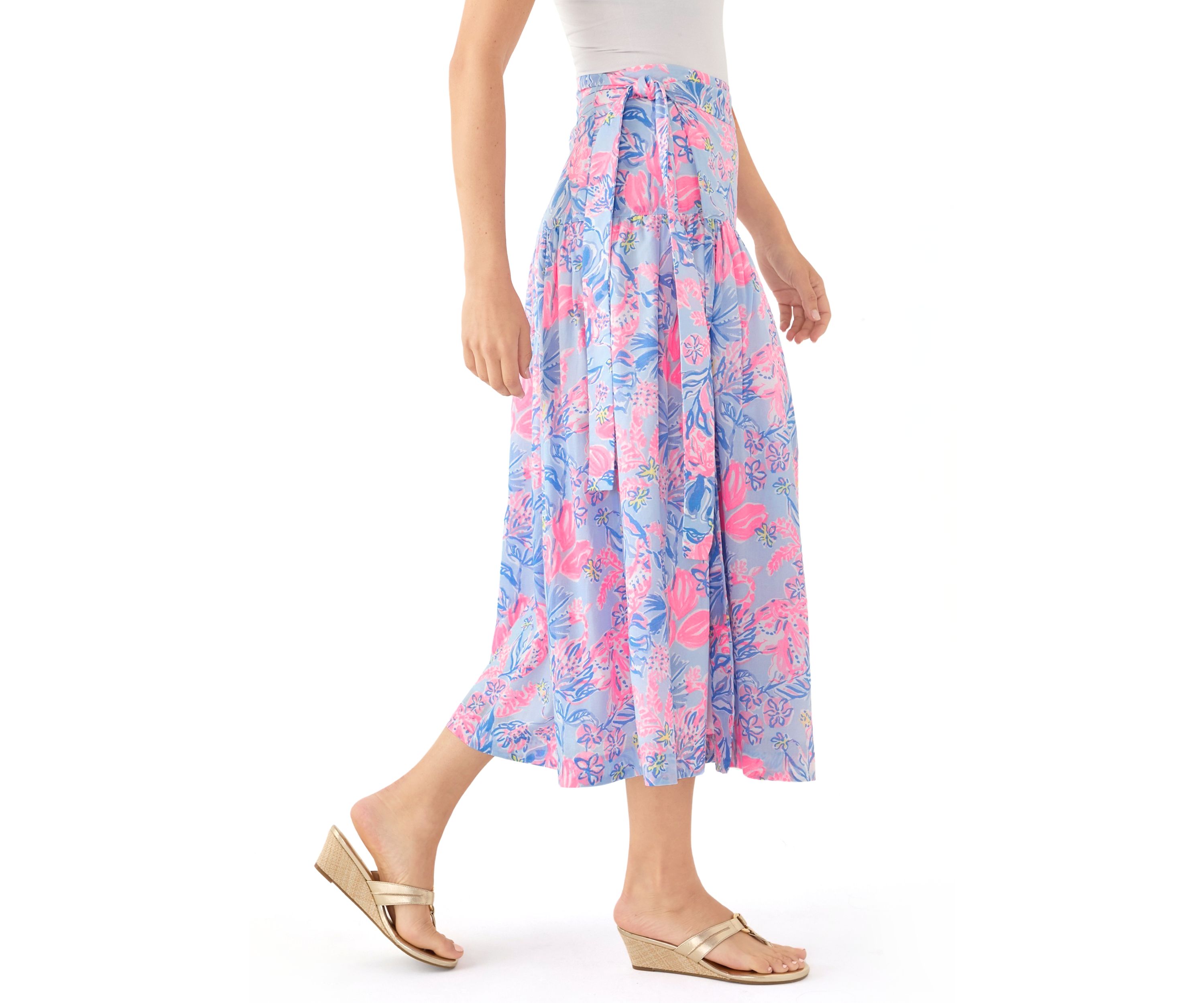 Womens Corina Midi Skirt