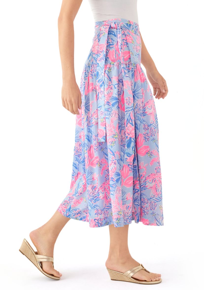 Womens Corina Midi Skirt