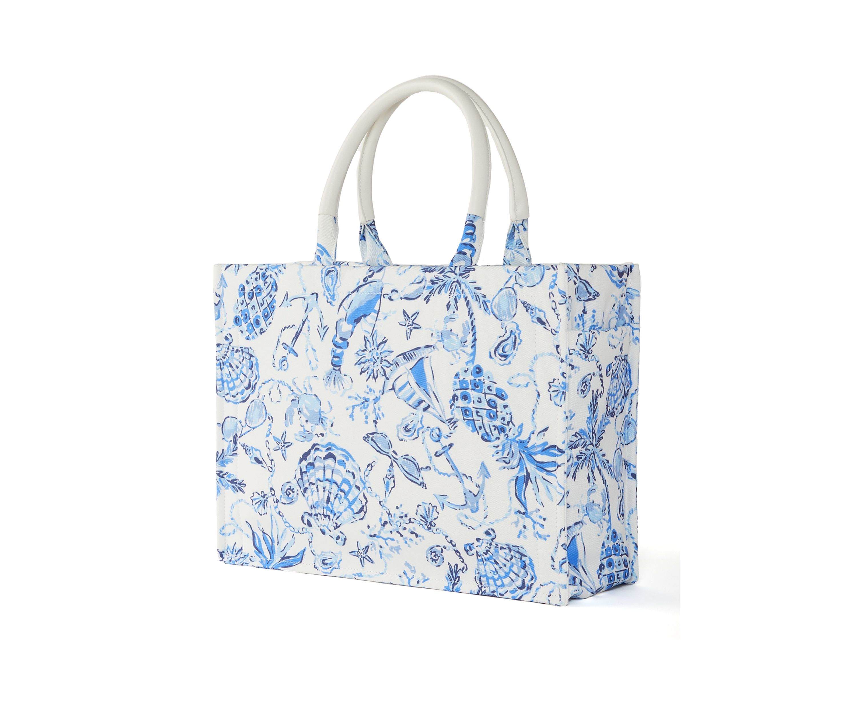 Adair Tote with Barefoot Beachcombers 