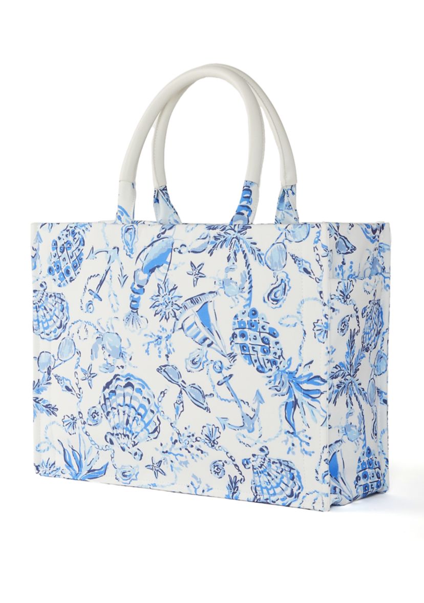 Adair Tote with Barefoot Beachcombers 
